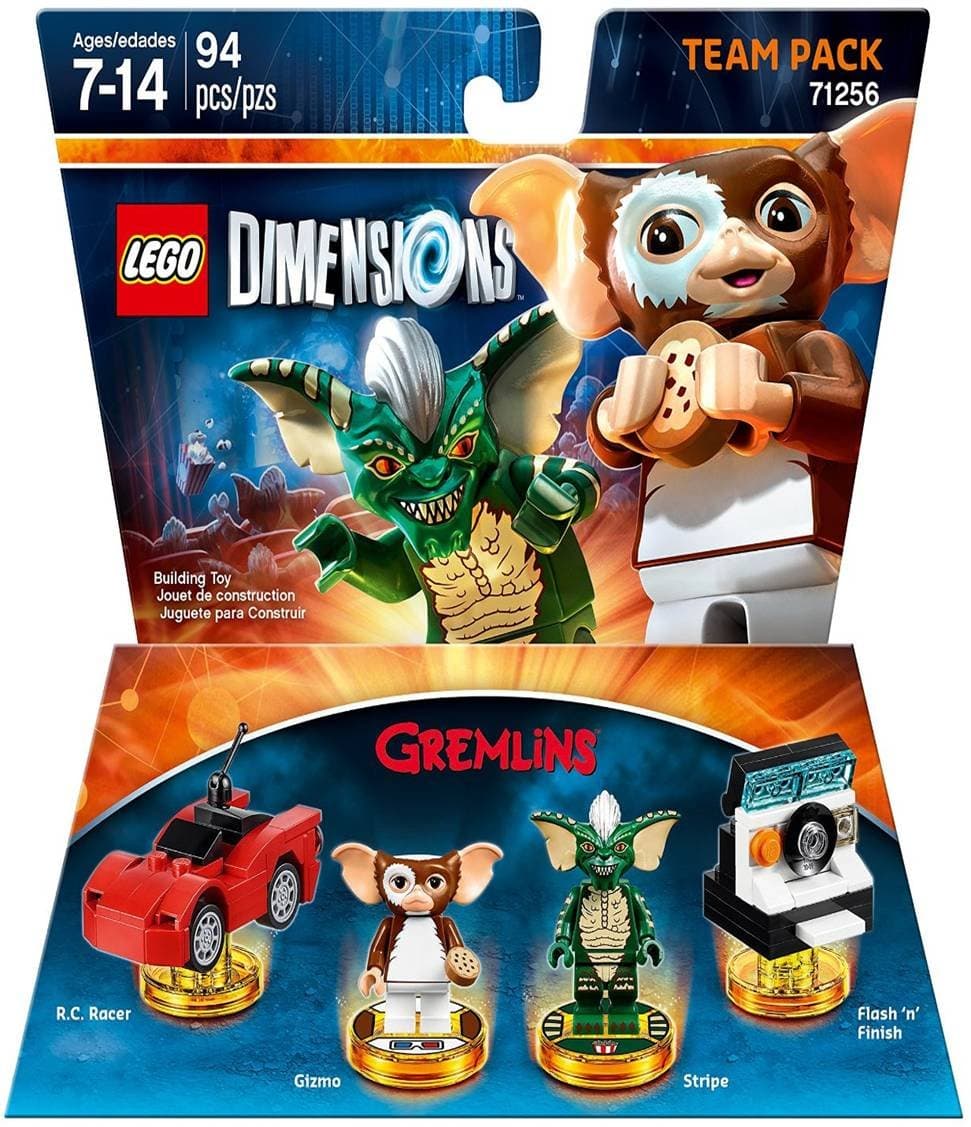 LEGO Dimensions: Team Pack - Gremlins | Video Game Toy | Includes Gizmo and Stripe Minifigures
