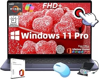 Dell Inspiron 14 2-in-1 Business Laptop • 14" FHD+ Touchscreen • w/Office & External DVD Drive • AMD Ryzen 5 8640HS • Fingerprint Reader • Backlit KB • Copilot AI • Win 11 Pro • 32GB RAM • 1 TB SSD