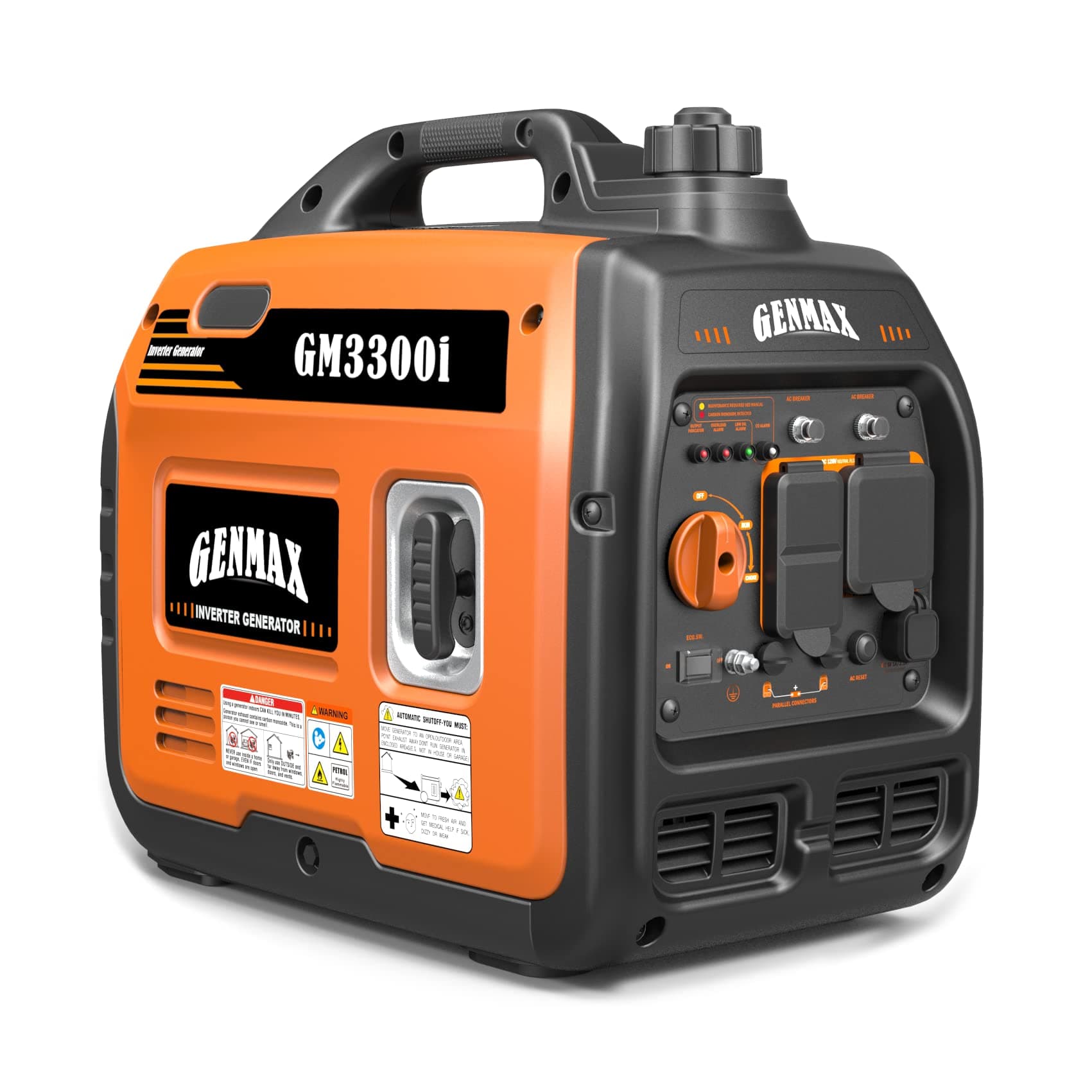 GENMAX Generator,EPA Compliant, Eco-Mode Feature, Ultra Lightweight for Backup Home Use & Camping