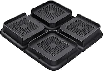 Bed Risers 1 Inch Heavy Duty, Furniture Risers for Bed Desk Table Sofa Couch,Oversized Bed Lifts Risers,Support up to 5000 Lbs(4 Pack Black)