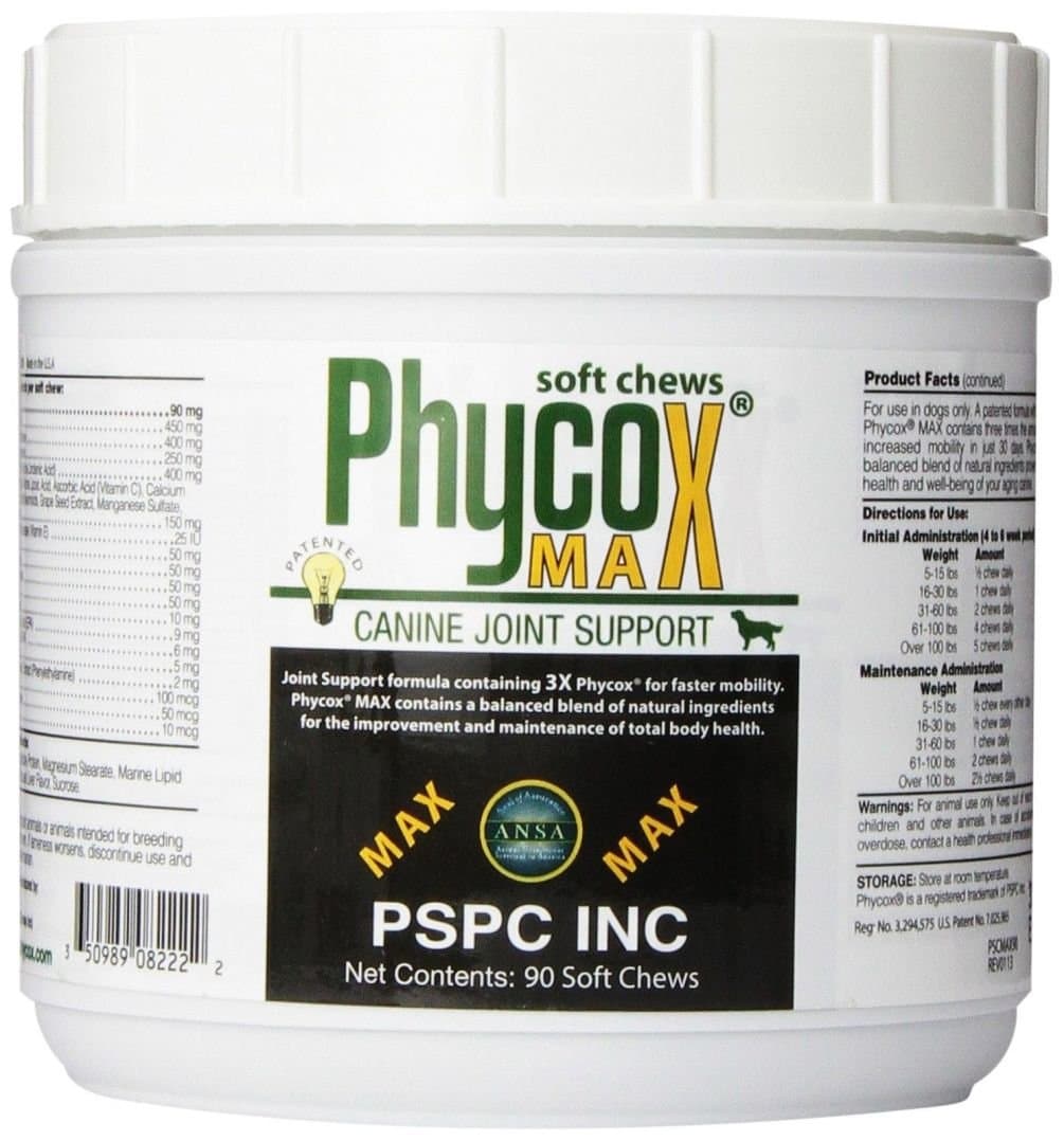 PSCHPhycox Max 90 Count Canine Soft Chews