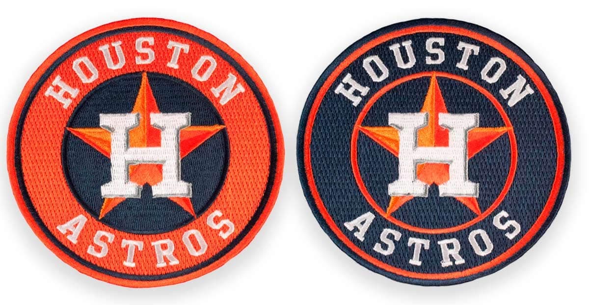 Emblem Source Astros Home and Road 2-Piece Collectors Patch Set