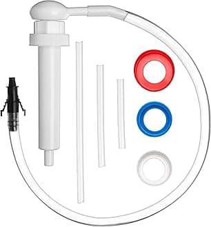 Fluid Pump for Gallon Bottles and Wide Mouth Quart Bottles (Not for Standard Quart Bottles) - Transfer Gear Oil, Transmission and Differential Fluid, Antifreeze with This 30cc Hand Pump