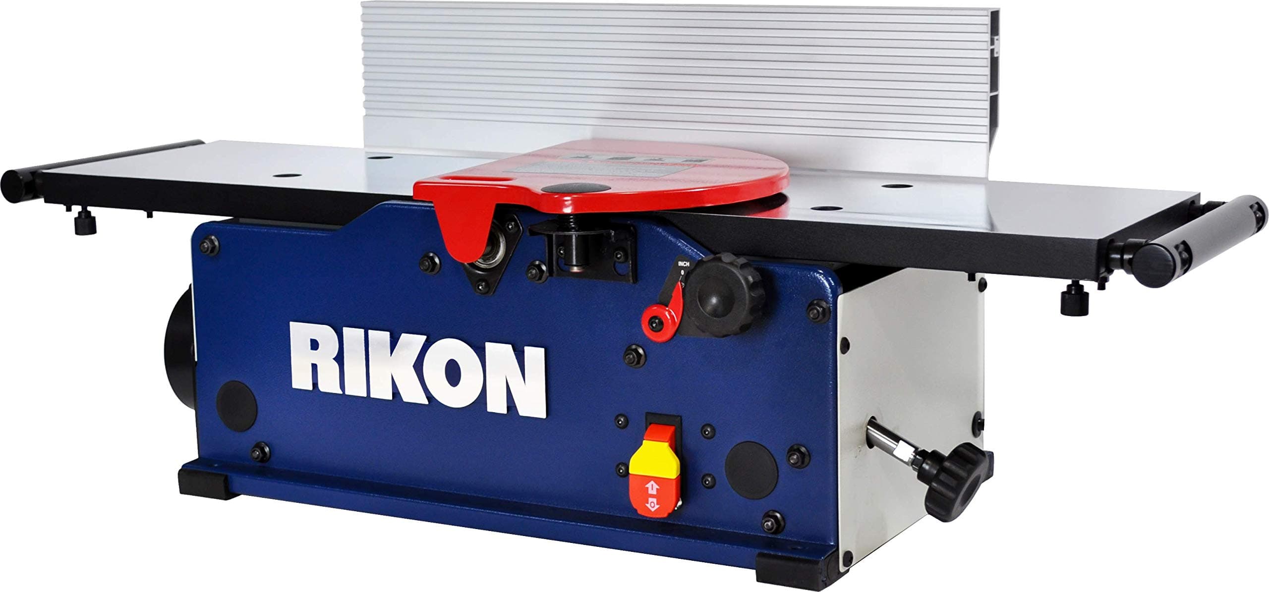 RIKON Power Tools RIKON 20-800H | 8" Benchtop Jointer with a 6-Row Helical-Style Cutter Head with 16 Carbide, 2-Edge Insert Cutters for Super Cutting Action, Flat Surfacing Results, Easy Knife Changes