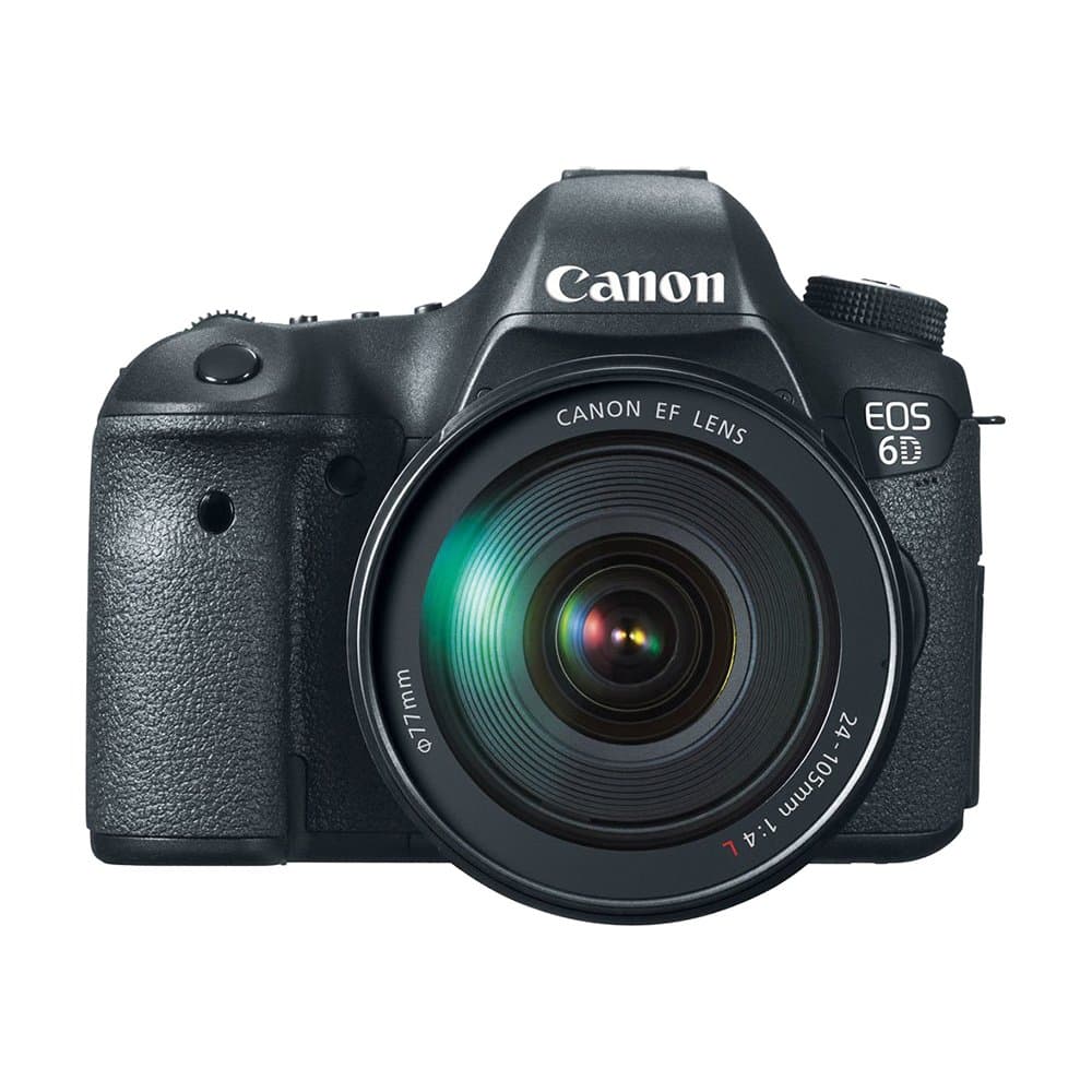 EOS 6D 20.2 MP CMOS Digital SLR Camera with 3.0-Inch LCD and EF 24-105mm f/4L is USM Lens Kit - Wi-Fi Enabled
