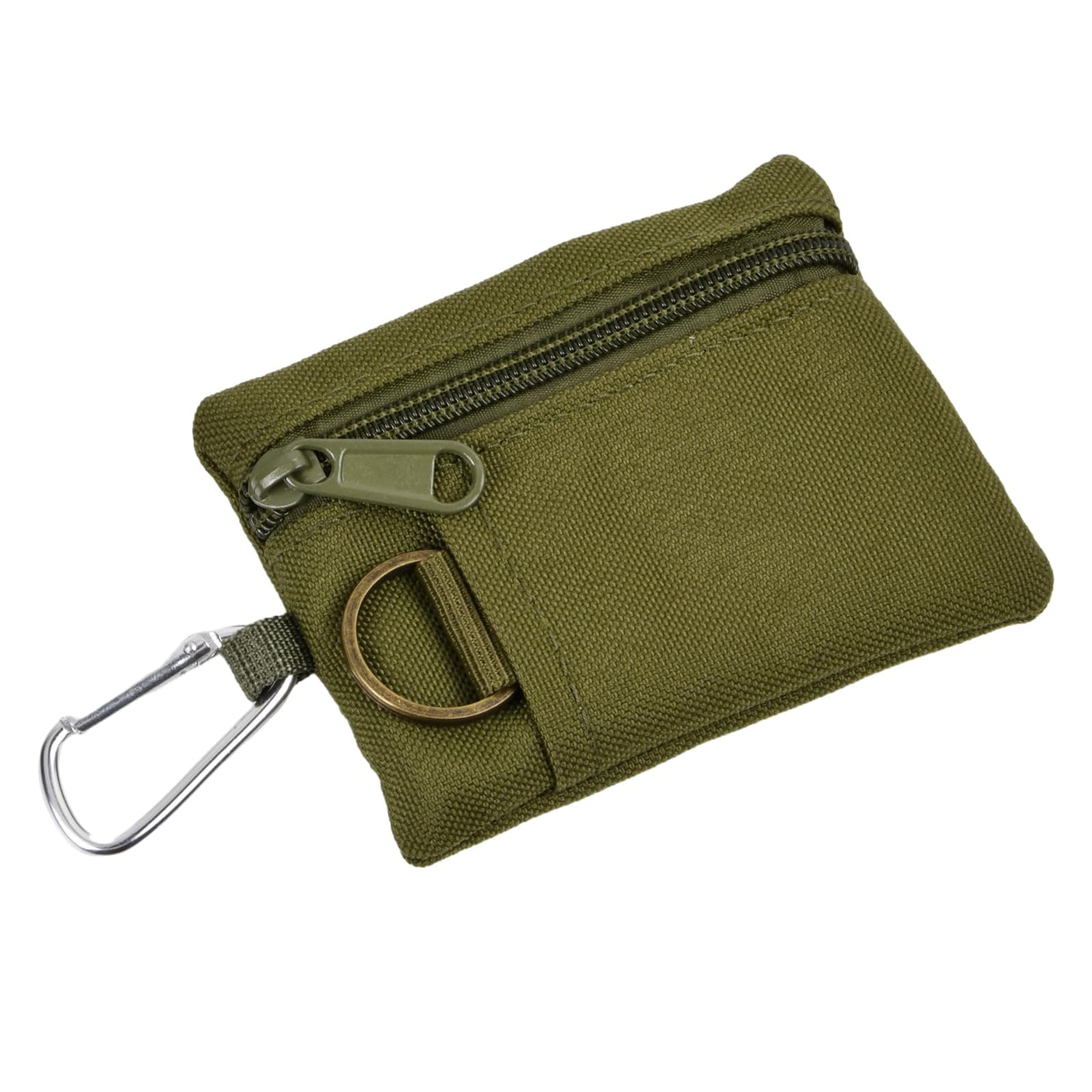 EDC Molle Pouch - Outdoor Mini Portable Key Card Case - Compact Wallet with Carabiner