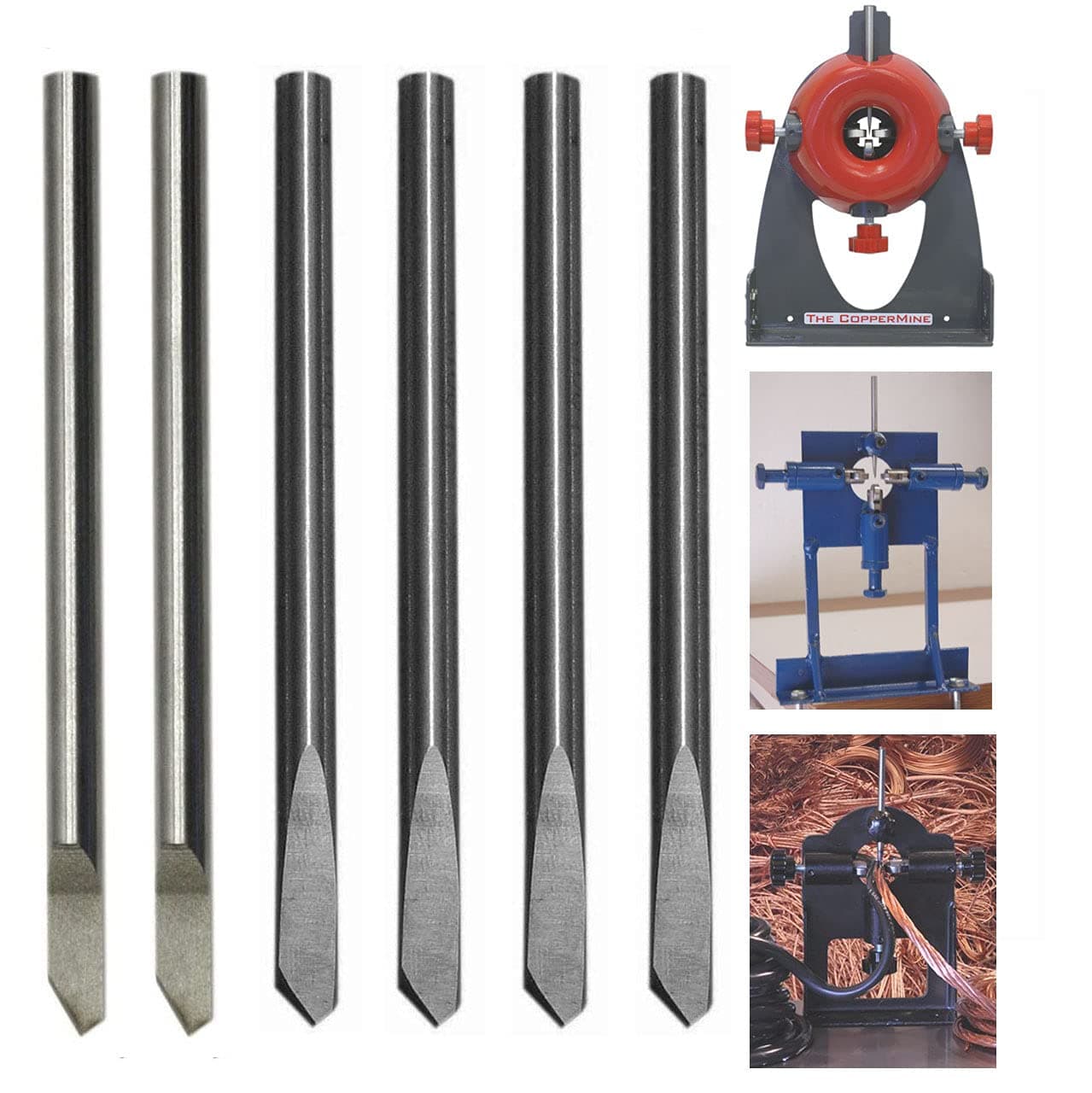 Copper Wire Stripper Replacement Blades CopperMine's Model 210 =Ultra Fine Tip=