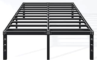 Hafenpo 12 Inch Full Bed Frame - Sturdy Metal Platform Full Size, No Box Spring Needed, Heavy Duty, Easy Assembly, Strong Bearing Capacity, Under Bed Storage, Black