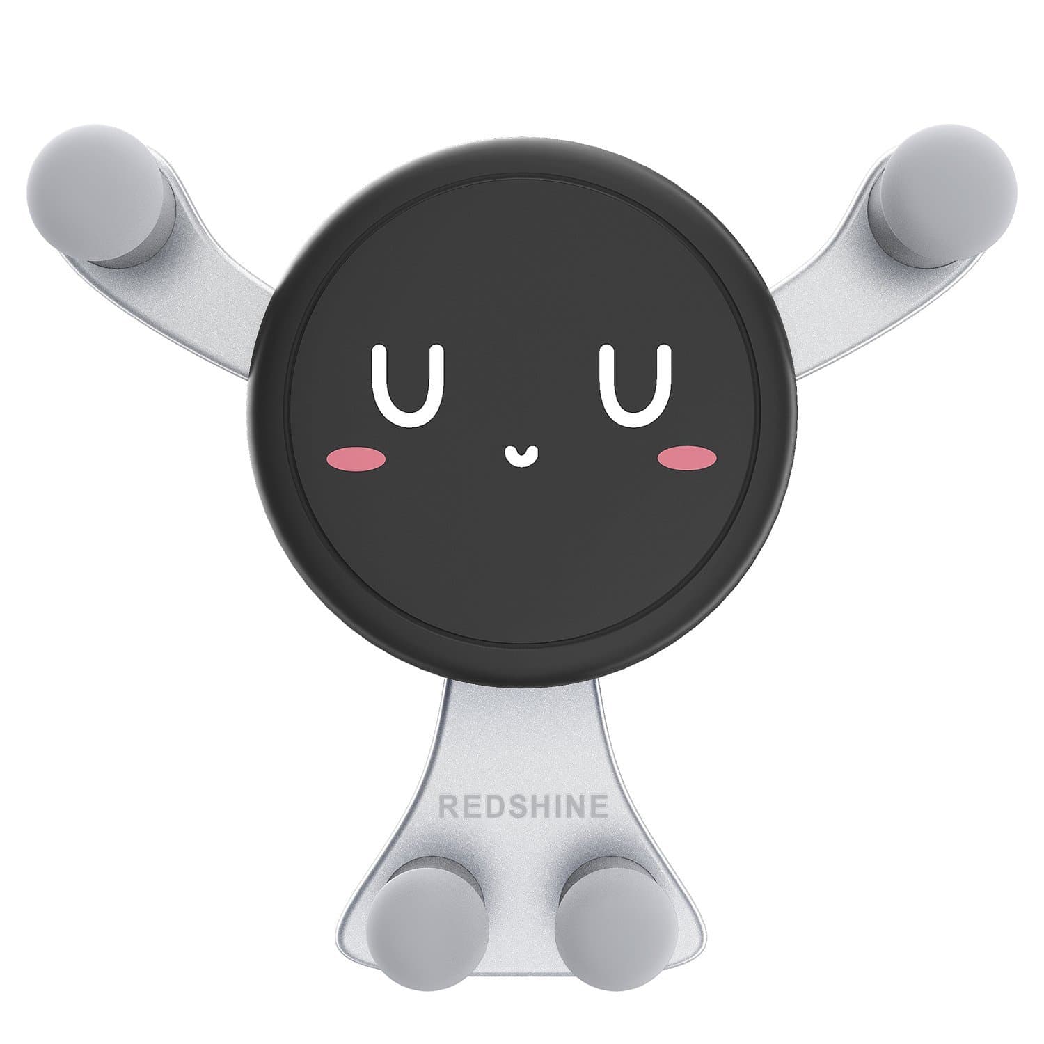 REDSHINE Car Mount Phone Holder Automatic Locking Universal Air Vent GPS Cell Phone Holder for Car for iPhone X/8/7/7P/6s/6P/5S, Galaxy S5/S6/S7/S8/S9,Note8 Google, LG, Huawei and More (Sliver2)