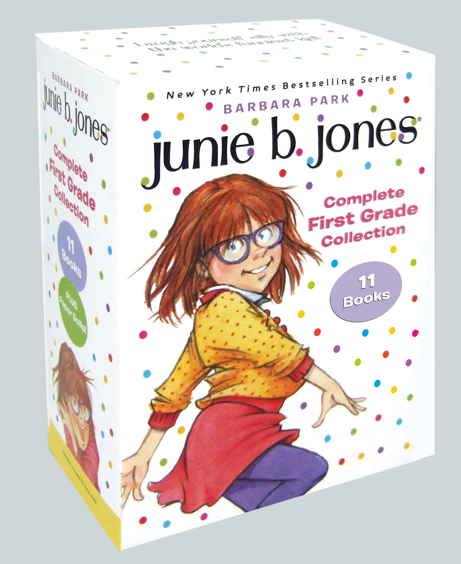 Junie B. Jones Complete First Grade Collection: Books 18-28 with paper dolls in boxed set: Books 18-28 in Boxed Set Paperback – Deckle Edge, 28 July 2015