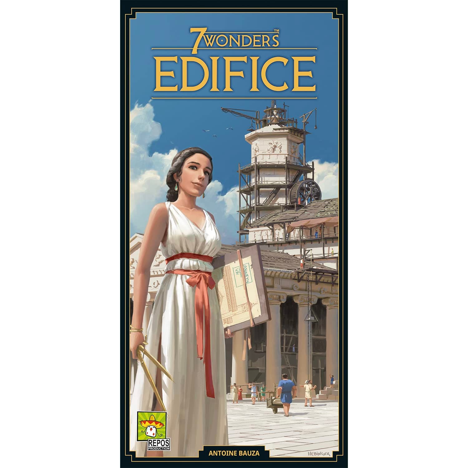7 Wonders Edifices Board Game EXPANSION - New Challenges and Majestic Wonders Await, Civilization Strategy Game for Kids and Adults, Ages 10+, 3-7 Players, 30 Min Playtime