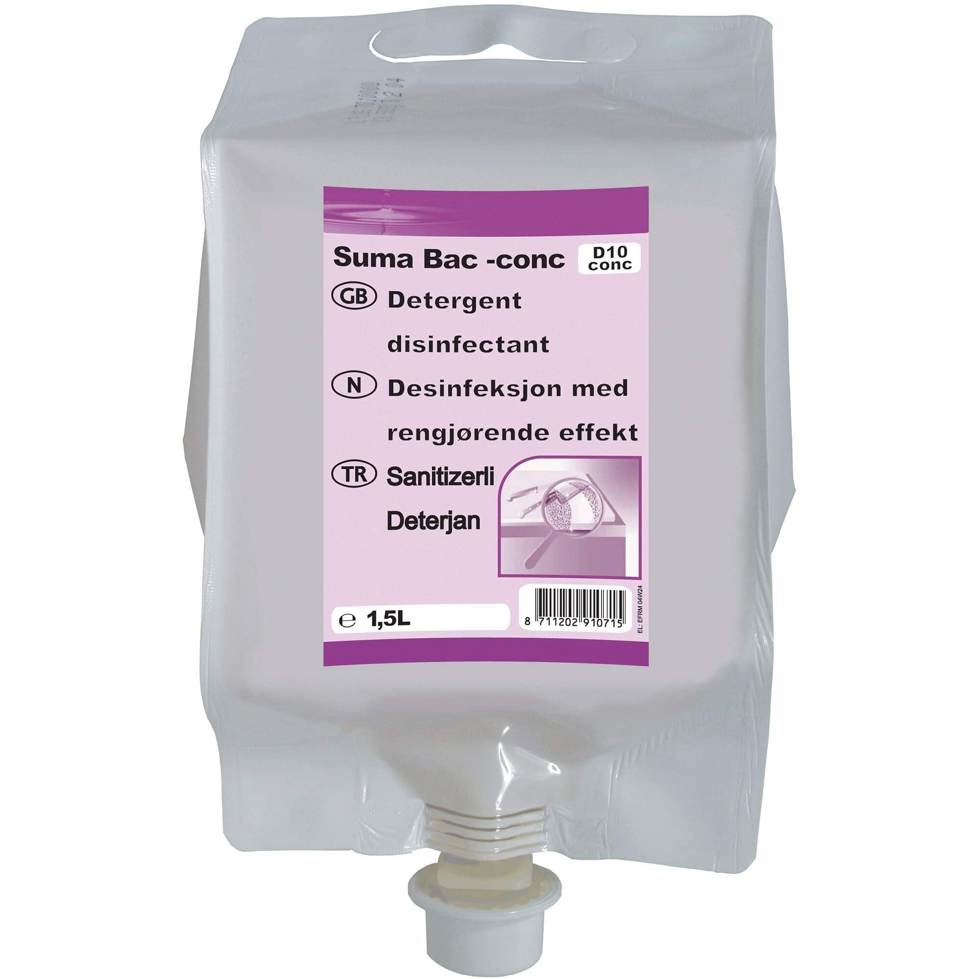 Suma D10 Cleaner Disinfectant 1.5Ltr