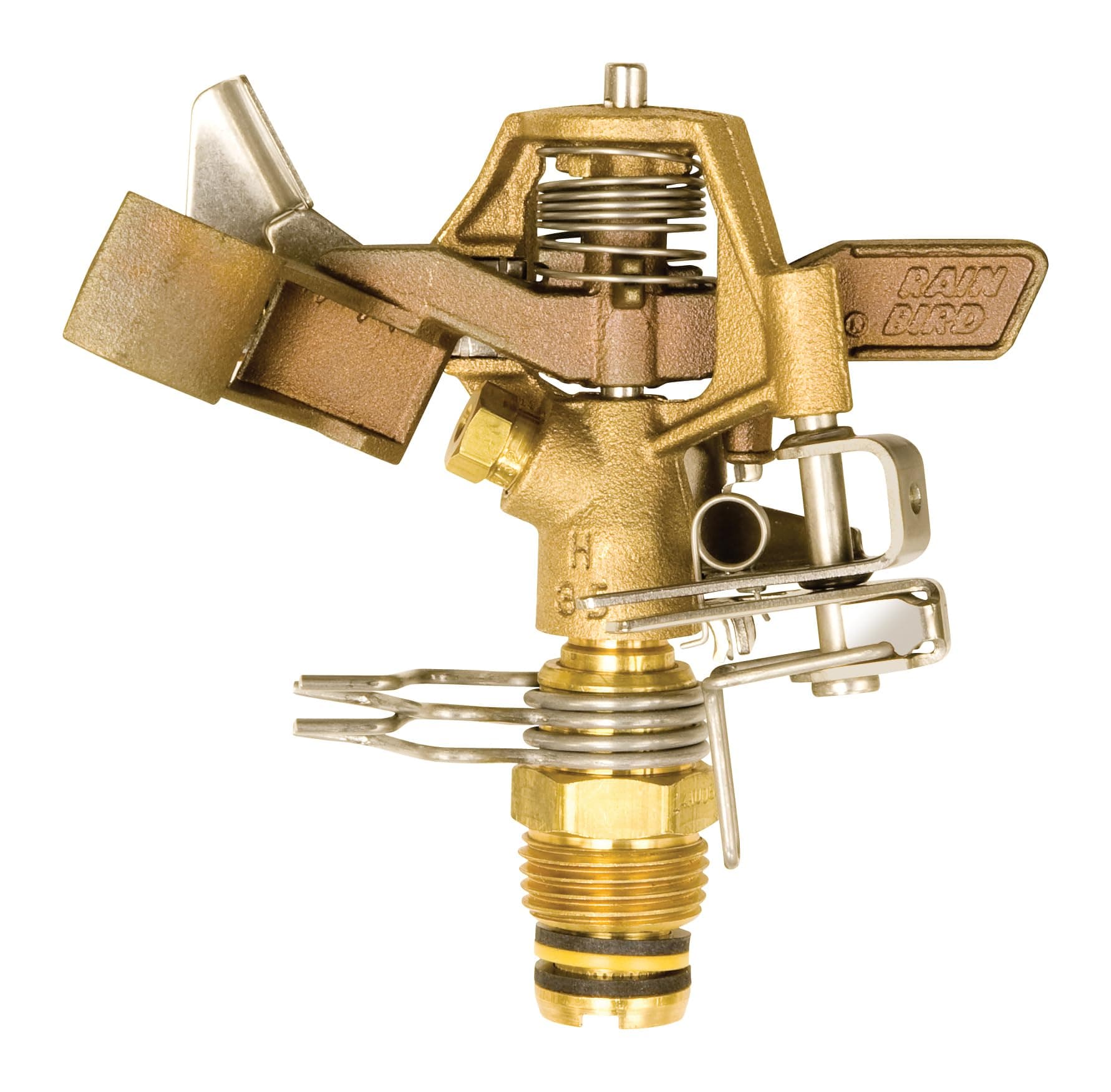25PJDAC Brass Impact Sprinkler, Adjustable 20° - 360° Pattern, 20' - 41' Spray Distance