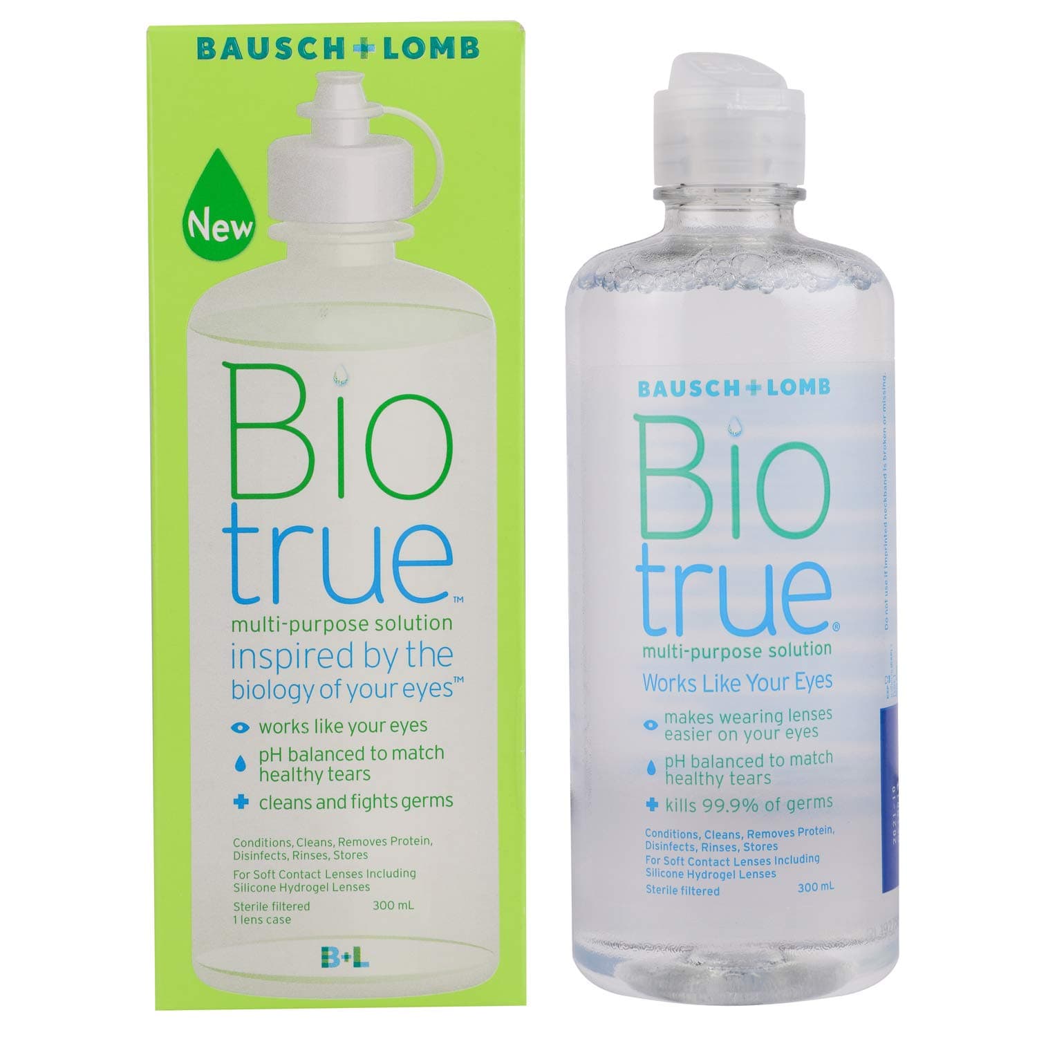 Bausch & Lomb Biotrue Multi-Purpose 300ml Contact Lens Solution (Pack of 1)