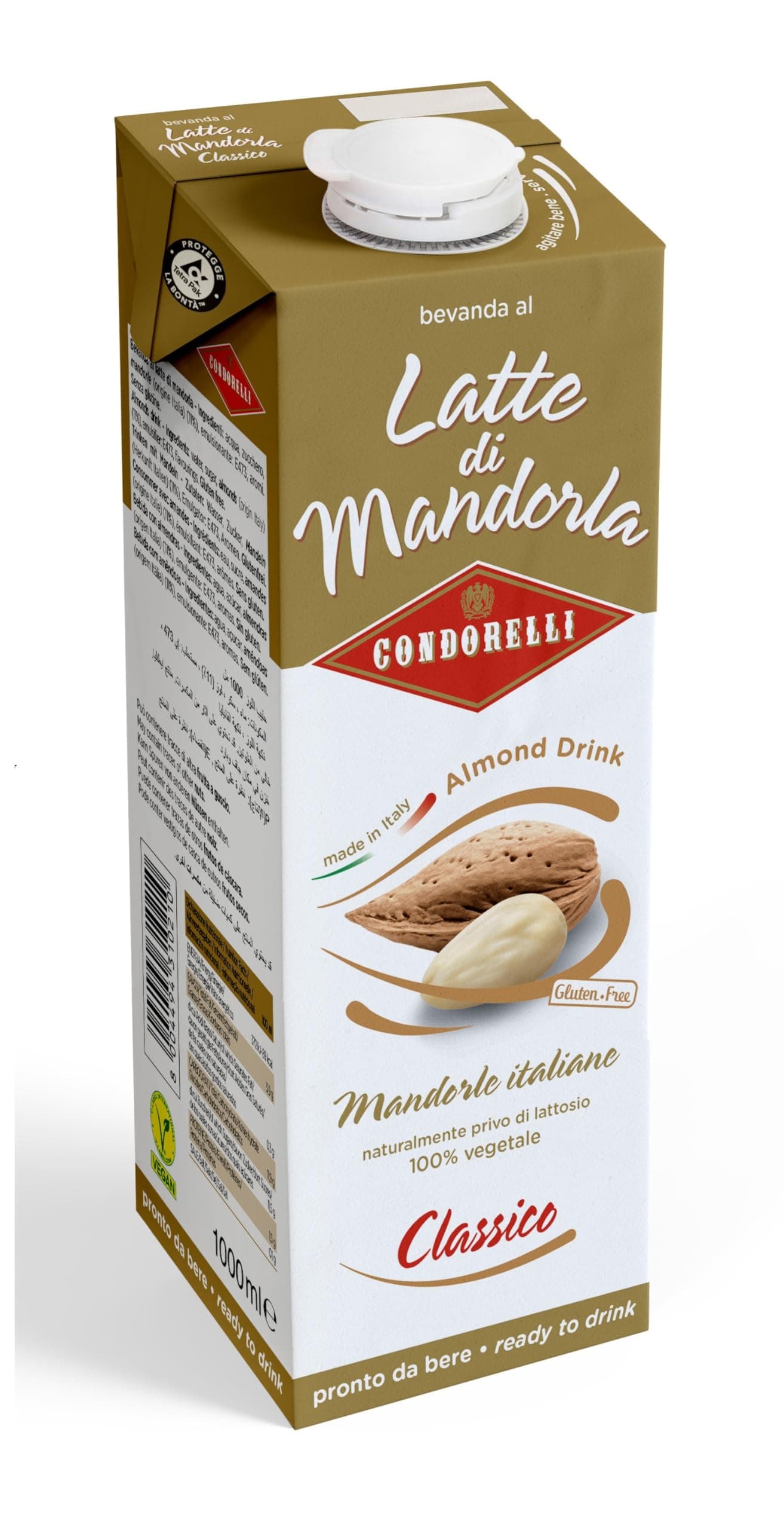 Condorelli, Almond Milk, 33.8 Fl Oz