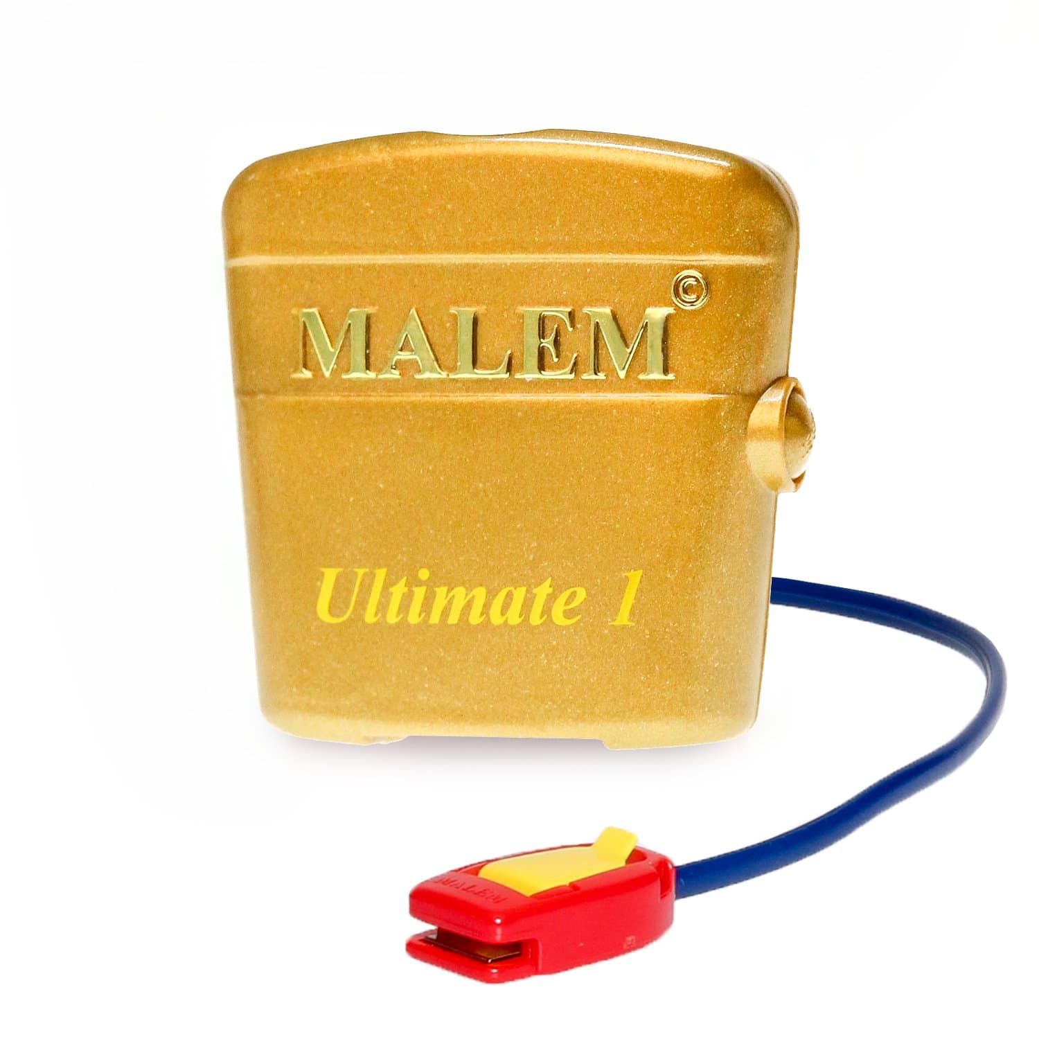 Malem Ultimate Selectable Bedwetting Enuresis Alarm with Vibration & 8 Alarm Tones for Boys & Girls - Gold