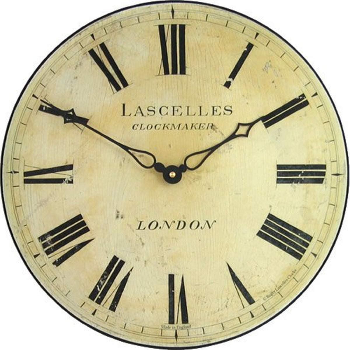 Roger Lascelles, Classic Lascelles Wall Clock, Beige, 36 cm l x 36 cm w