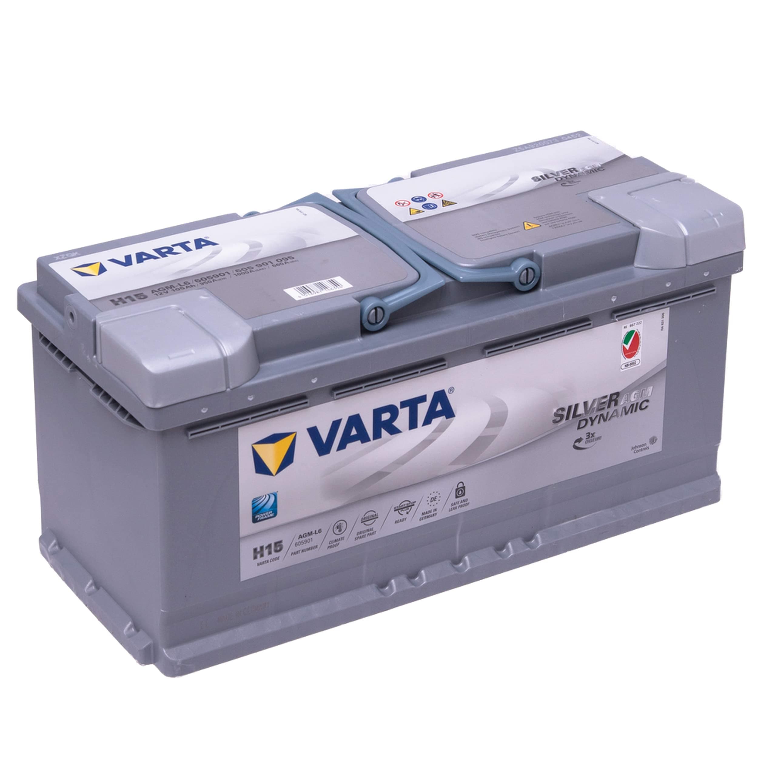 VARTA 12V DIN 105AH AGM