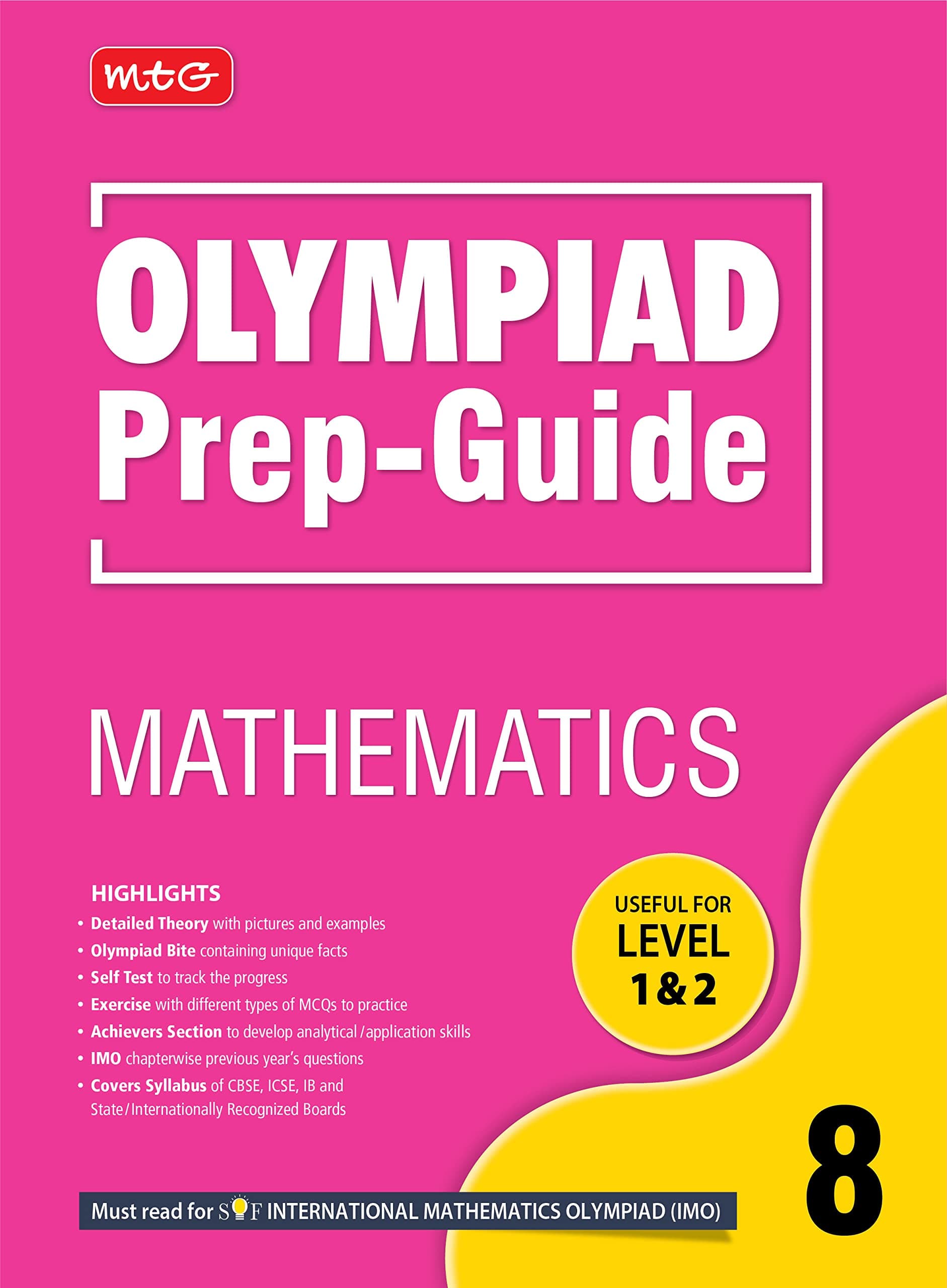 MTG Olympiad PrepGuide Mathematics Class 8 2023-24 (Old Edition) Paperback – 31 March 2023
