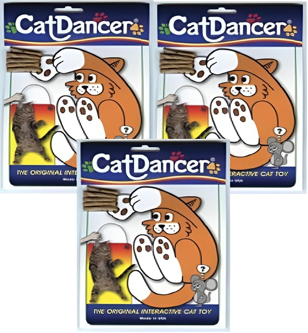 Cat Dancer -The Original Interactive Cat and Kitten Toy Size:Pack of 3