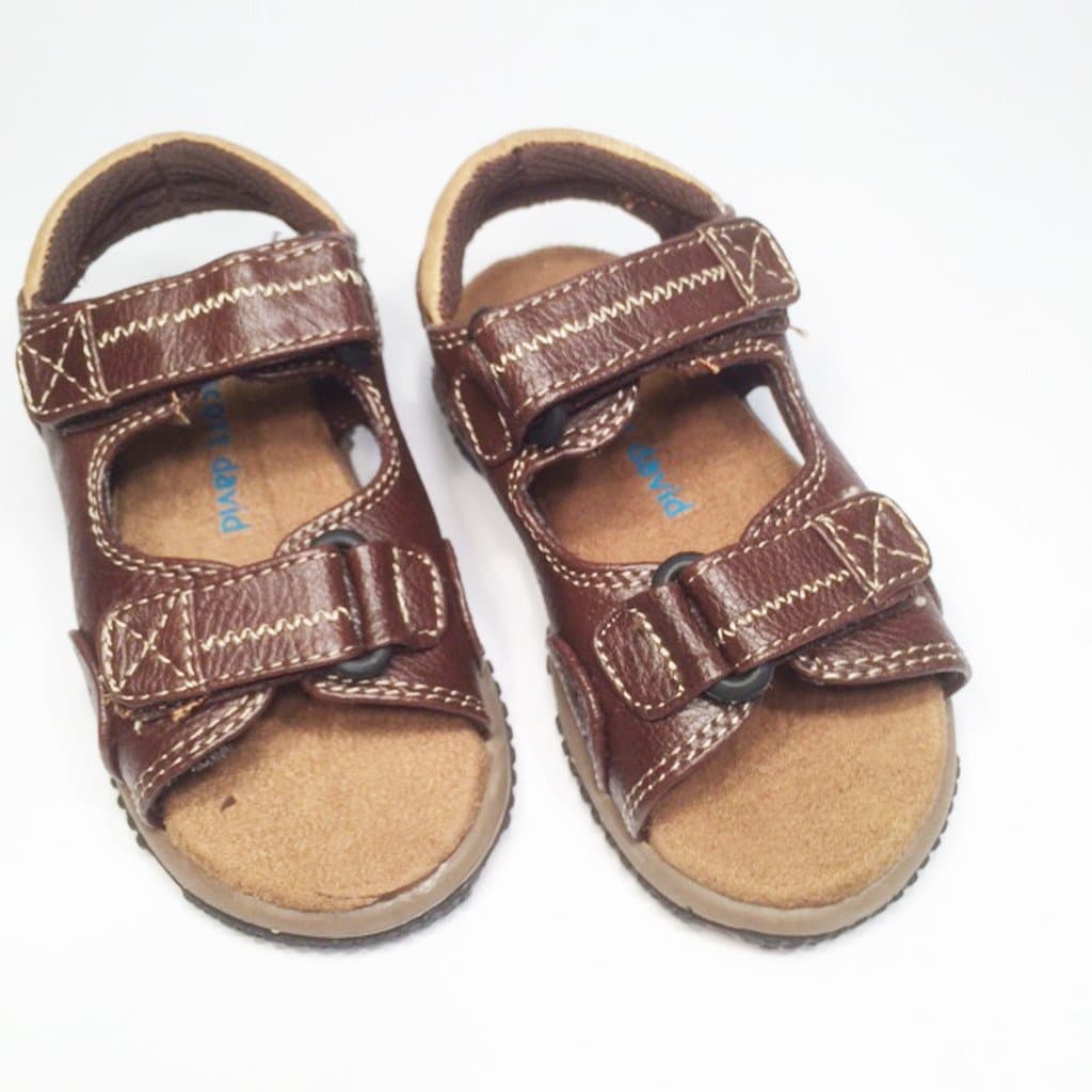 Scott David Rugged 12M Brown Russell Sandal