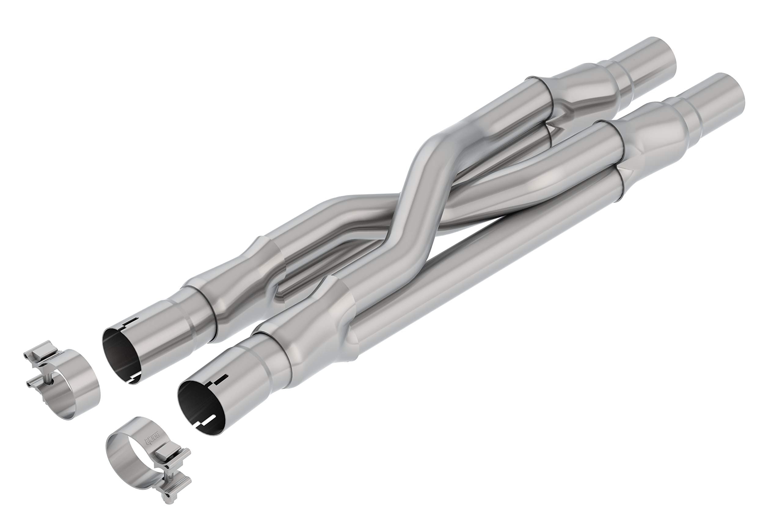 60662 SWITCHFIRE X-Pipe 2.5 in. Into 2 in. Incl. X-Pipe Assembly/Hardware Designed To Replace OE Resonator Only SWITCHFIRE X-Pipe