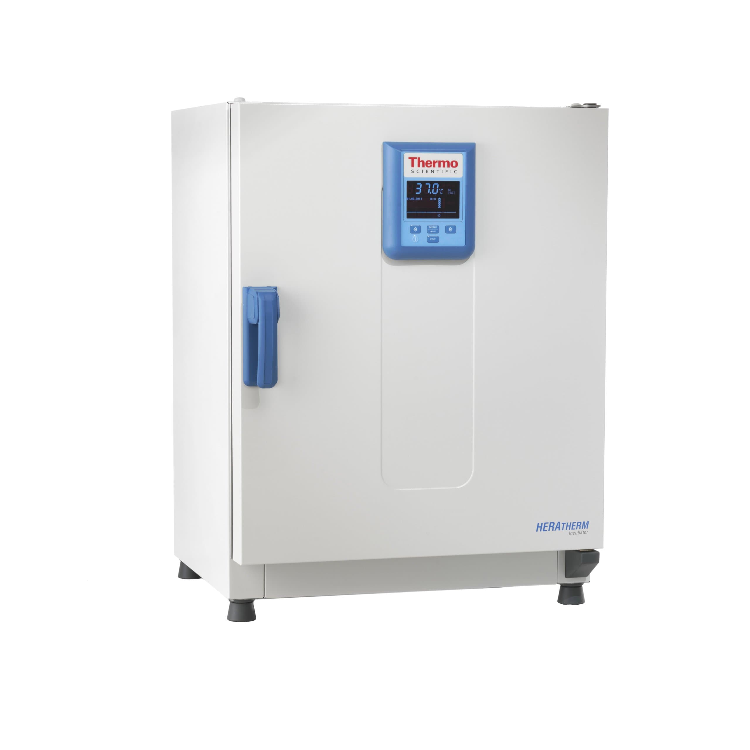 Thermo Heratherm 51028066 Model IMH60 Advanced Protocol Microbiological Laboratory Incubator, Interior Glass Door, Interior Socket, Access Port, 13.9" Width x 20" Height x 14.5" Depth Chamber, 120V, 2.3 Cubic Feet (66L) Capacity, +5 - 105 Degree C