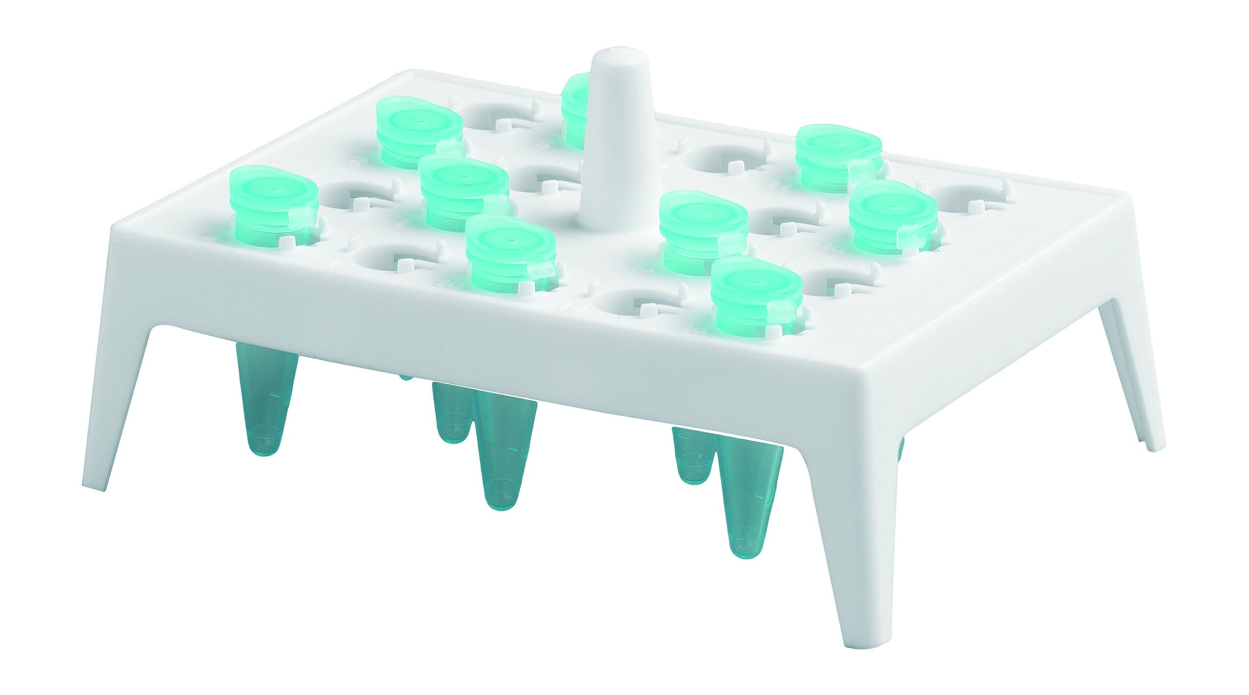 RTP/7120-W Polypropylene Floating Rack, White (Pack of 5)