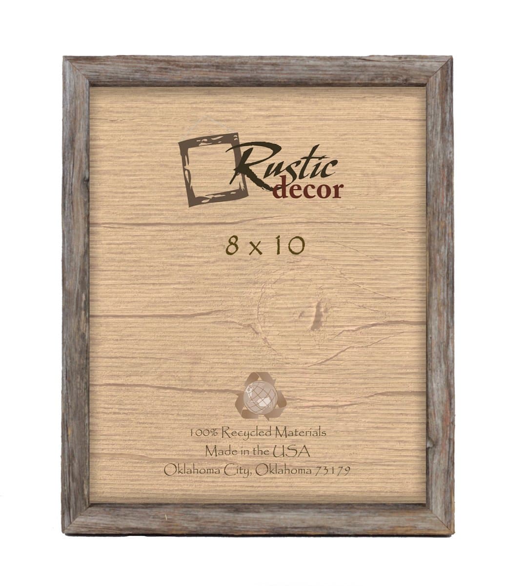 8x10 Deep Inset Rustic Barnwood Photo Frame