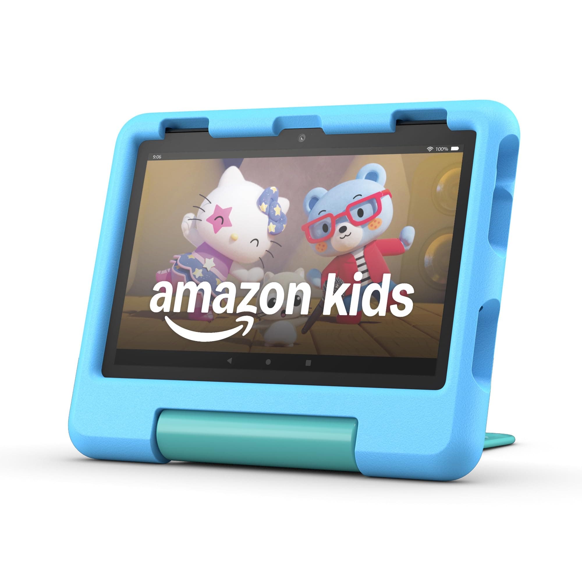 Fire HD 8 Kids tablet (newest model), ages 3-7. With bright 8" HD screen. Includes ad-free and exclusive content, parental controls and 13-hr battery, 32GB, Blue