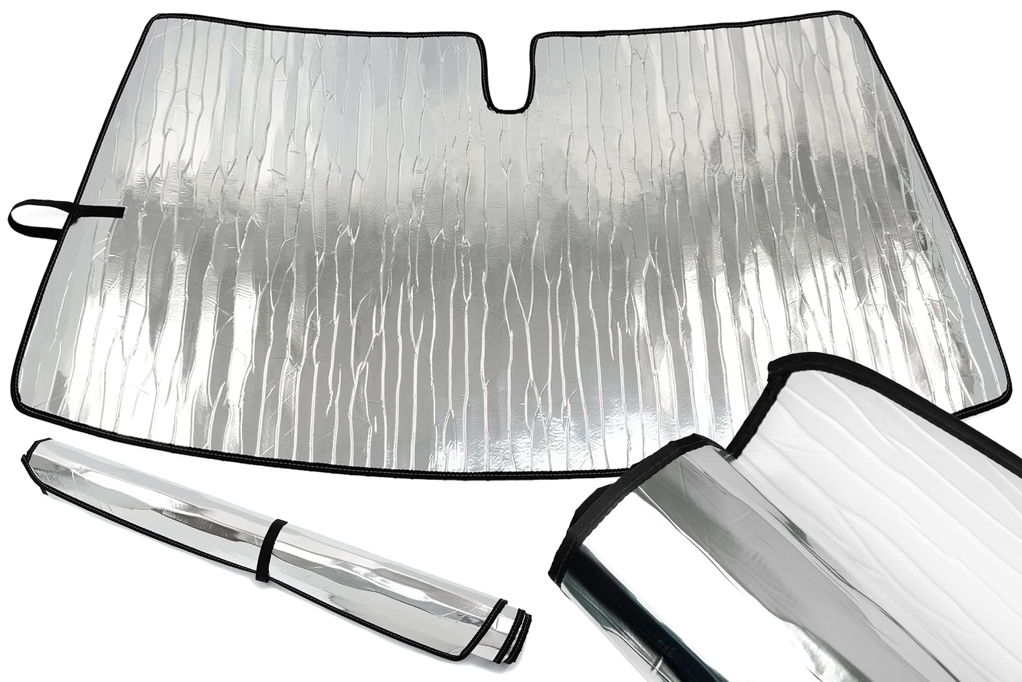 Custom Windshield Sunshade for Ford Econoline E-Series Van & Motorhome - E-150 E-250 E-350 E-450-1992-2025 Made in USA