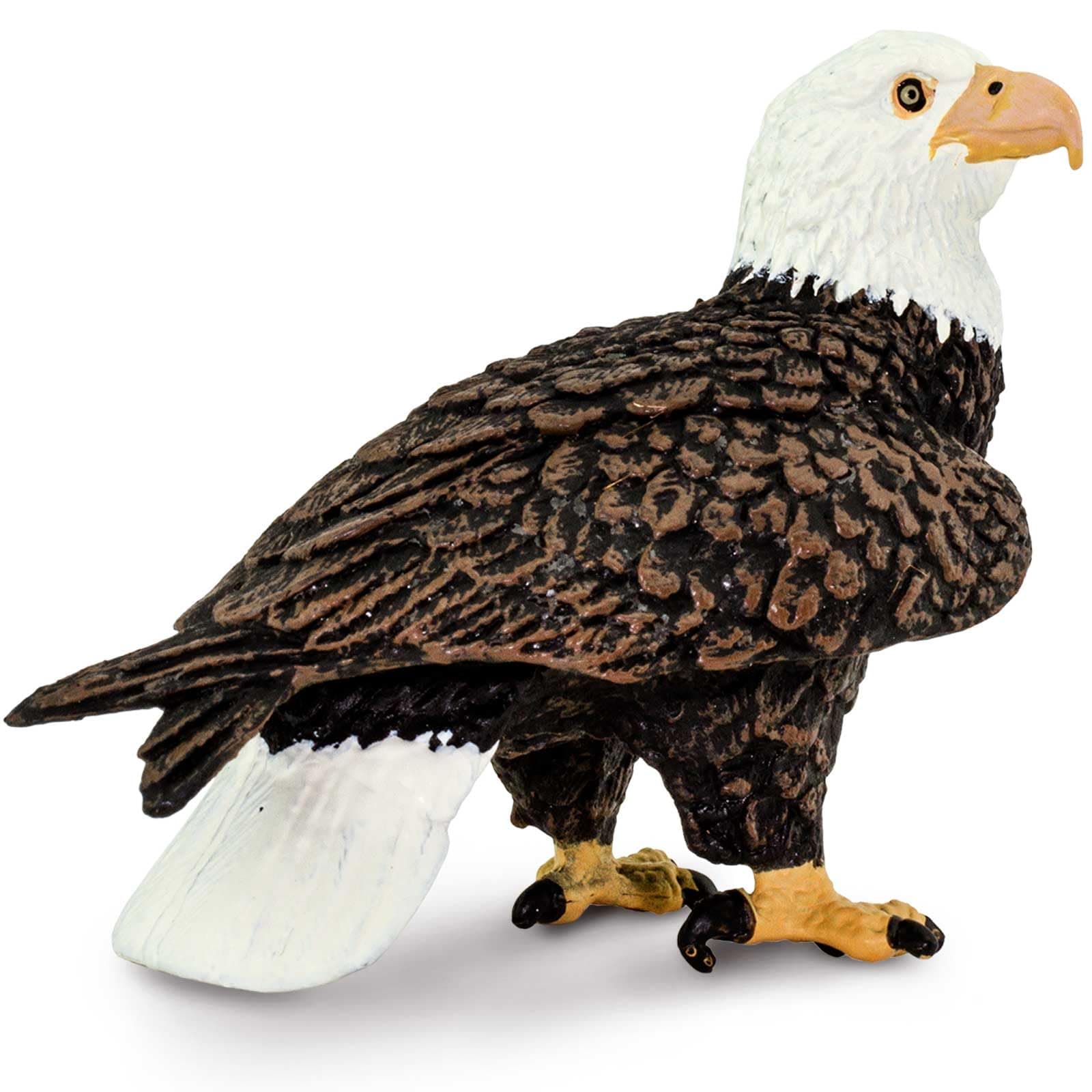 Safari Ltd. Bald Eagle Figurine - Realistic 2.4" Bird Figure - Educational Toy for Boys, Girls, and Kids Ages 3+