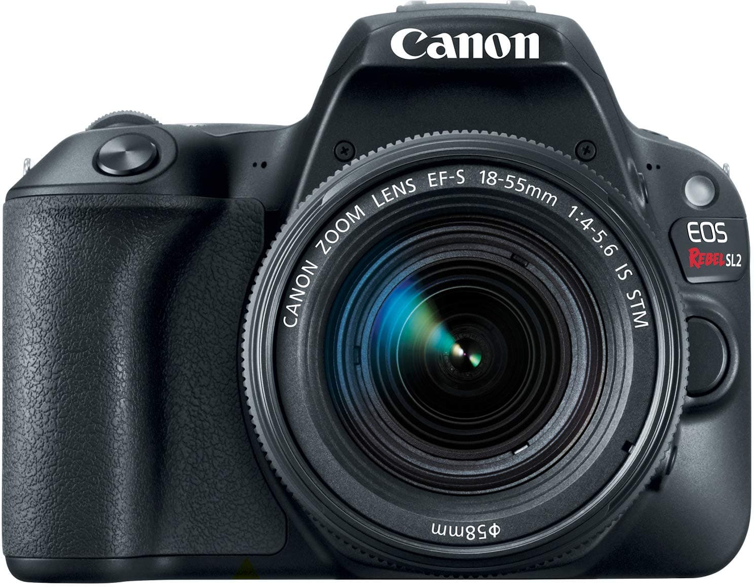 Canon EOS 200D (24,2 Megapixel, 7,7 cm (3 inch) Display, APS-C CMOS-Sensor, WLAN, NFC, Full-HD, DIGIC 7) black + 18-55mm 1:4,0-5,6 IS STM lens