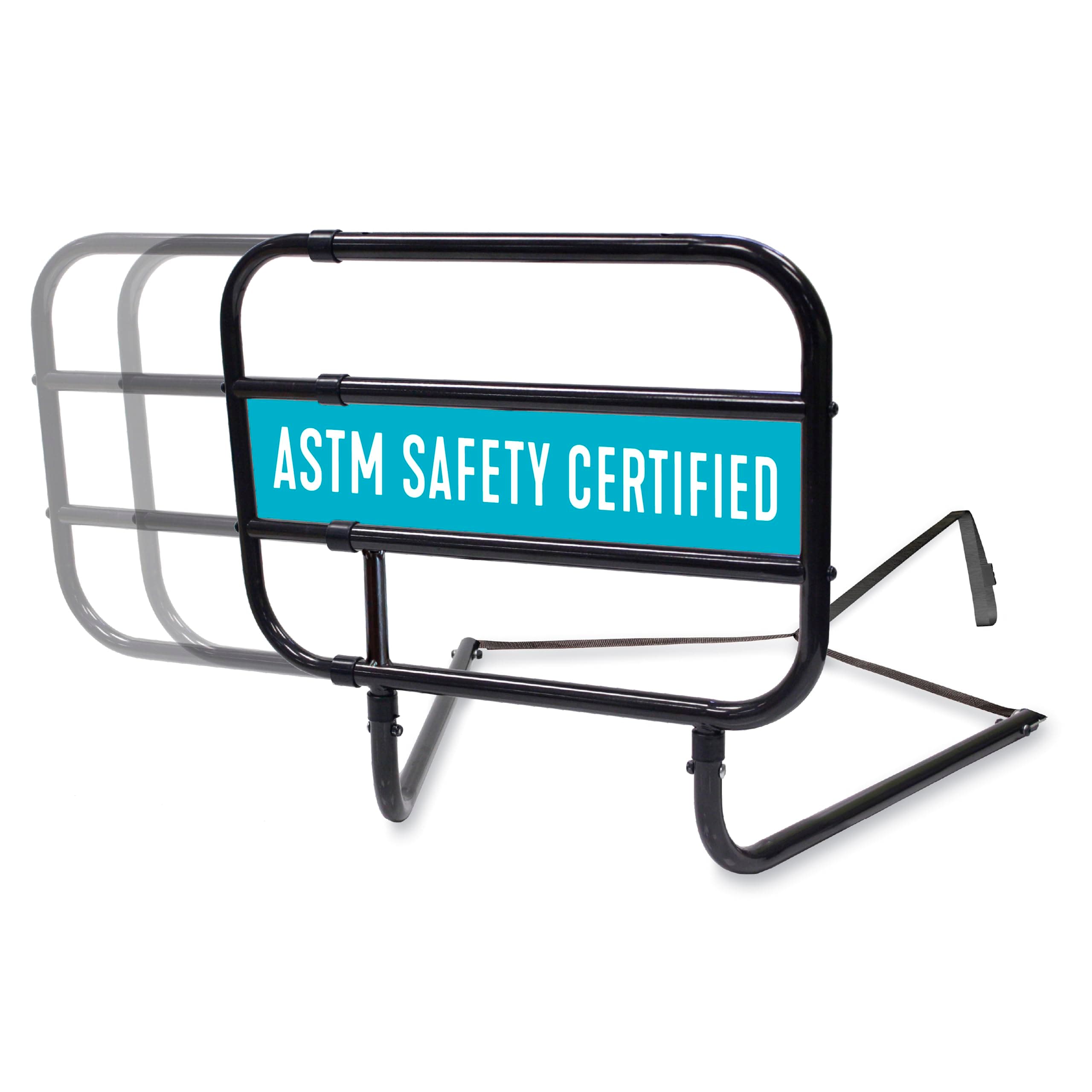 Able Life Bedside Extend-A-Rail, Adjustable Senior Bed Safety Railing and Stand Assist Grab Bar, Extendable Guardrail for Seniors and Elderly Adults, ASTM Safety Approved Bedrail