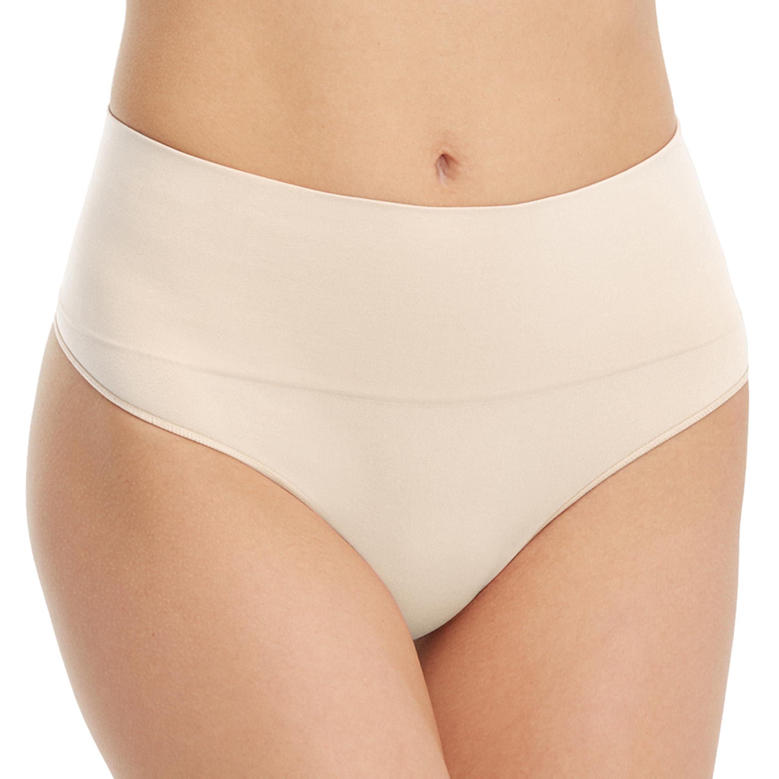 SPANXshape Everyday Shaping Thong - Core Control Shapewear Underwear - Invisible Under Clothes - Seamless Design