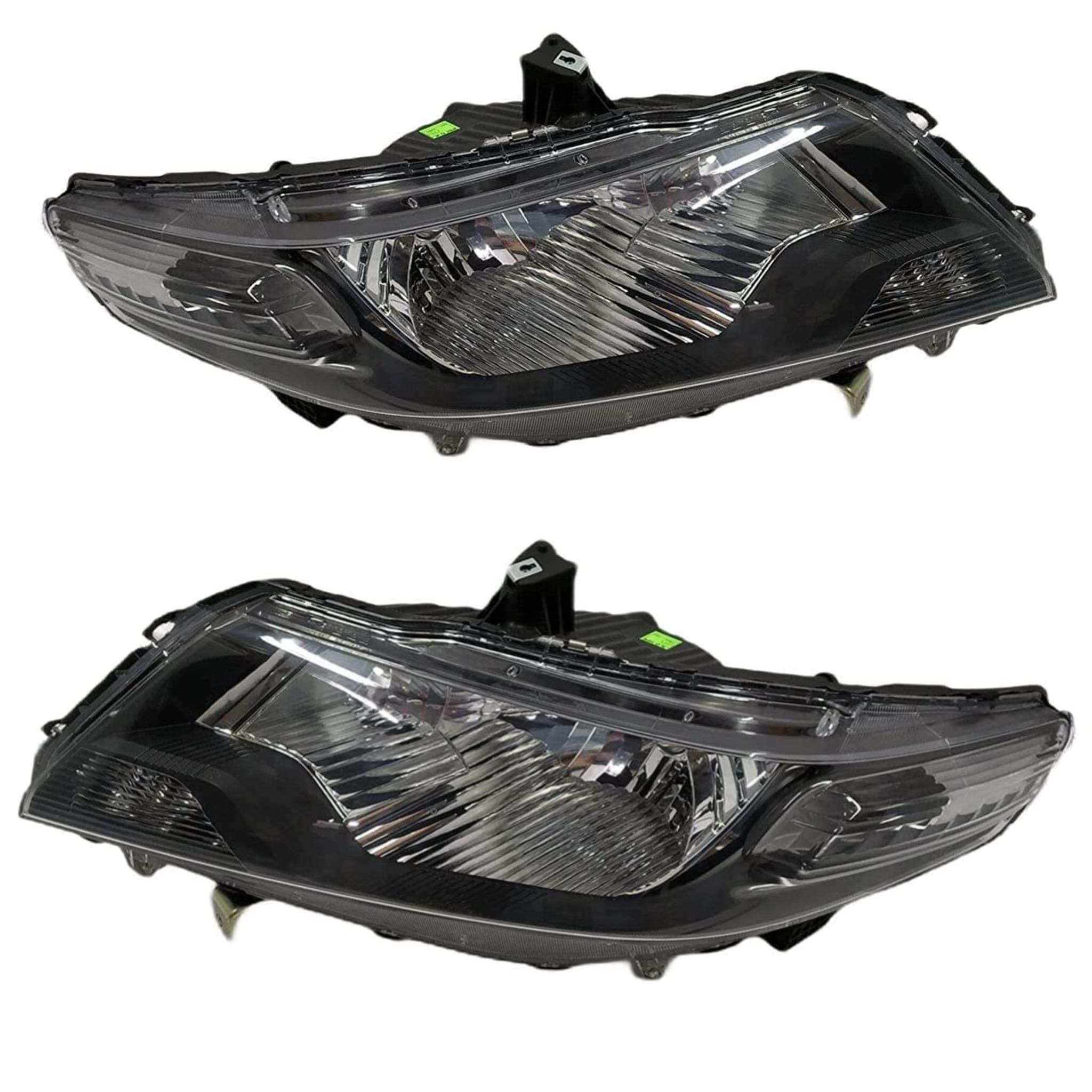 K D Headlight Assembly Compatible For Hondaa City Ivtec (Right & Left Side) 2009-2013 ( Without Adjustable Motor, Halogen)