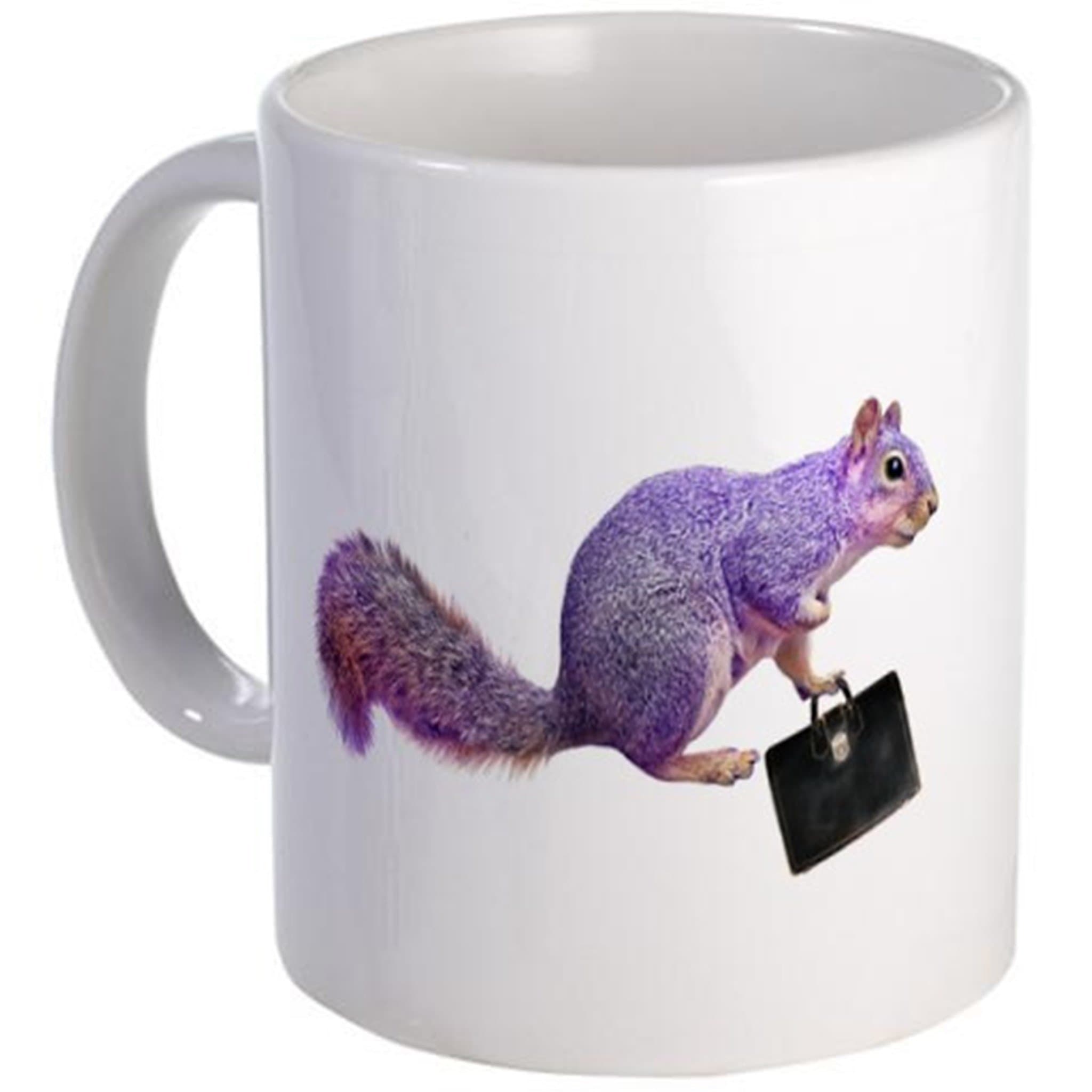 Distinctive Utility Mug-Purple Squirrel Small Mug