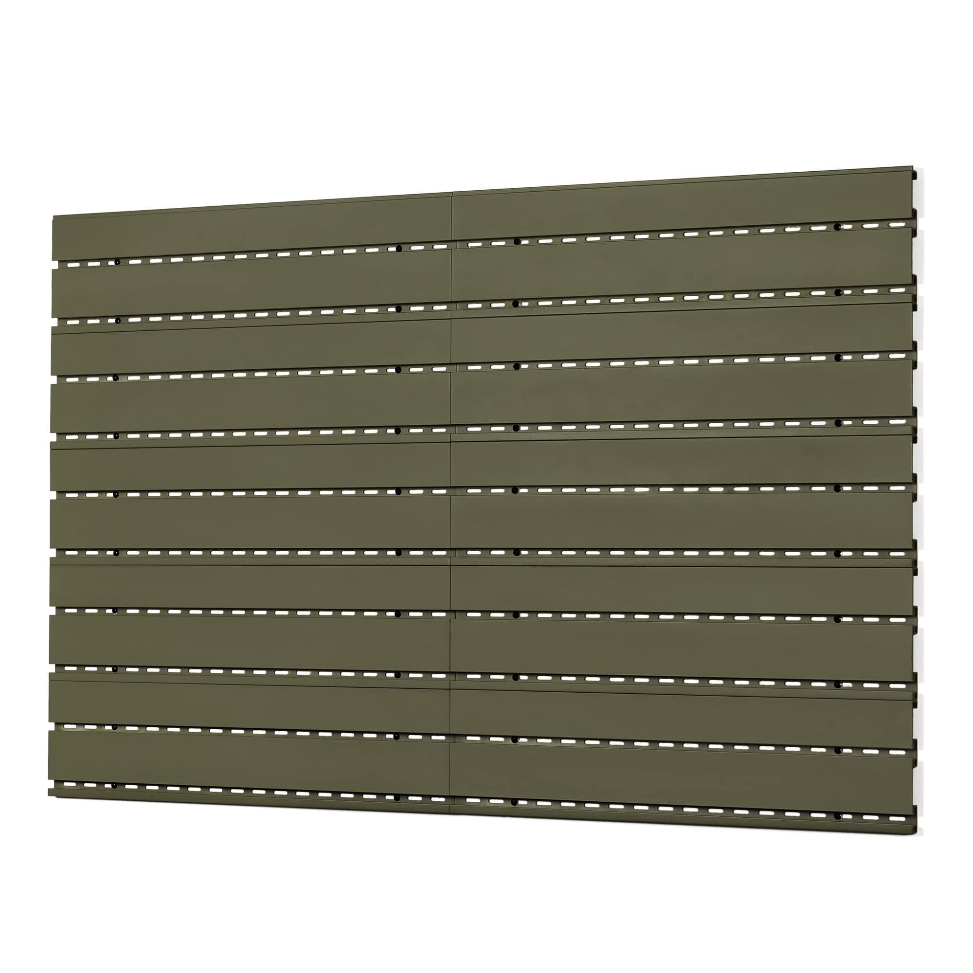 Savior Equipment Wall Rack System 10 Panels Horizontal Steel Wall Mount Firearm Rifle Display Rack, Compound Bow Shotgun Carbine Gun Sword Tactical Vest Gear Hanger Indoor Storage Organizer, Green