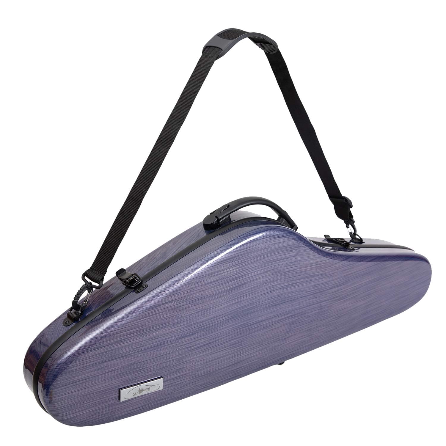 Violin Hard Case 4/4 Full Size Luxury with Hygrometer Suspension Purple