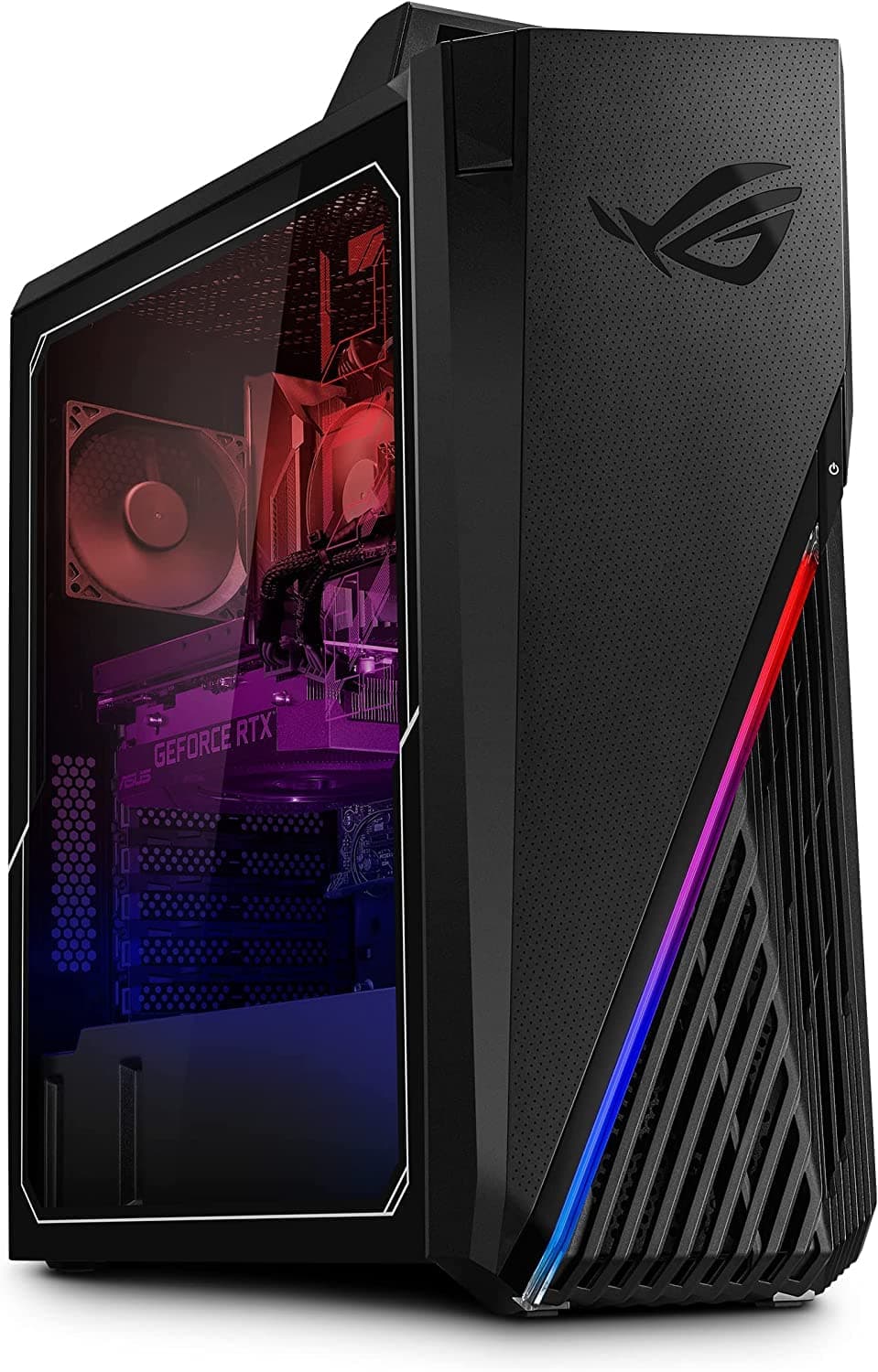 ASUSROG Gaming Desktop | Intel Core i7-12700F| 32GB Memory | 1024GBSSD+1TBHDD | NVIDIA GeForce RTX 3060| Windows 11 Home | Black| Bundle with Mouse Pad