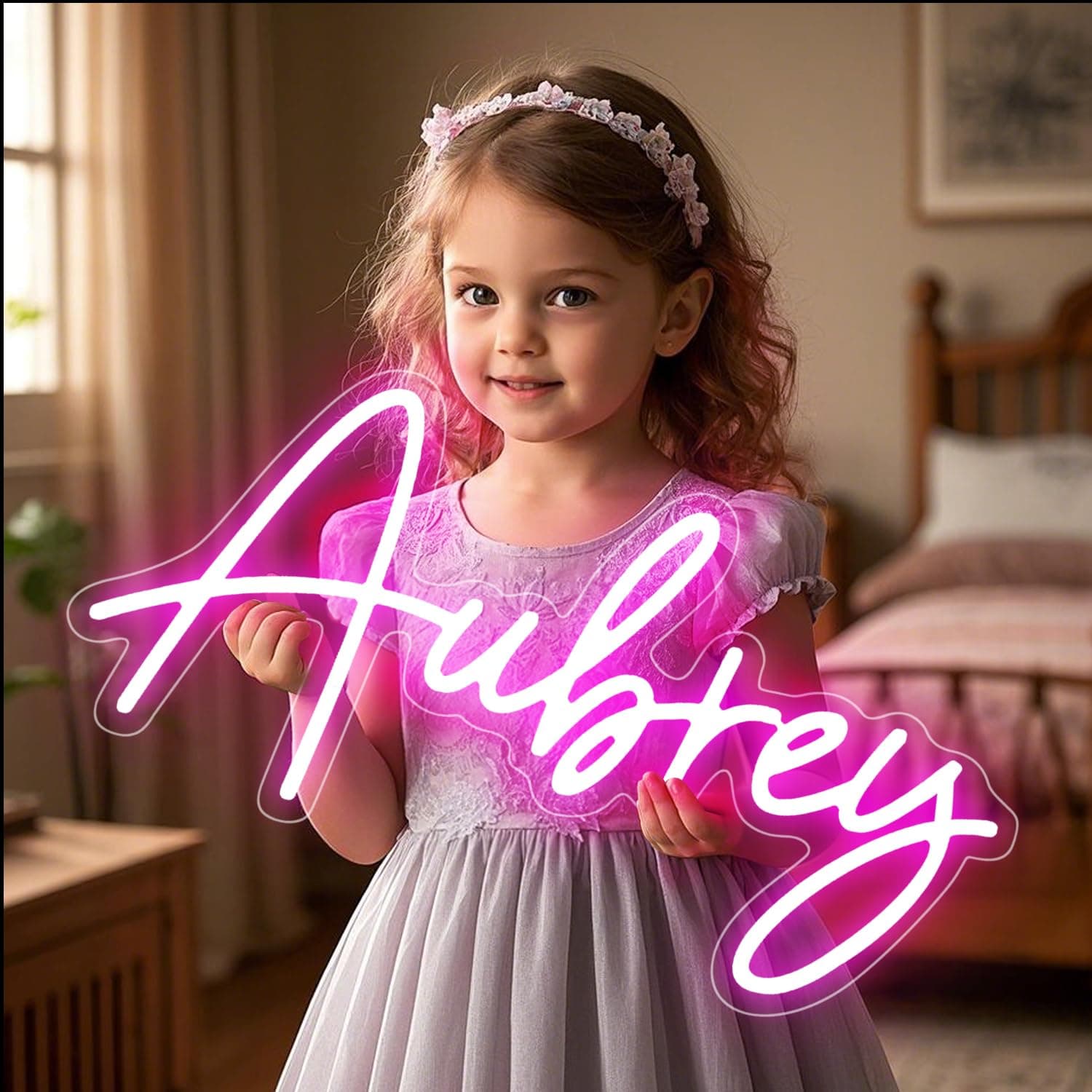 Custom Neon Sign, Handmade Personalized Neon Lights for Wall Décor, Bedroom, Birthday, Wedding Party, Bar, Shop Logo, Custom LED Neon Signs Gifts for Girlfriend Family