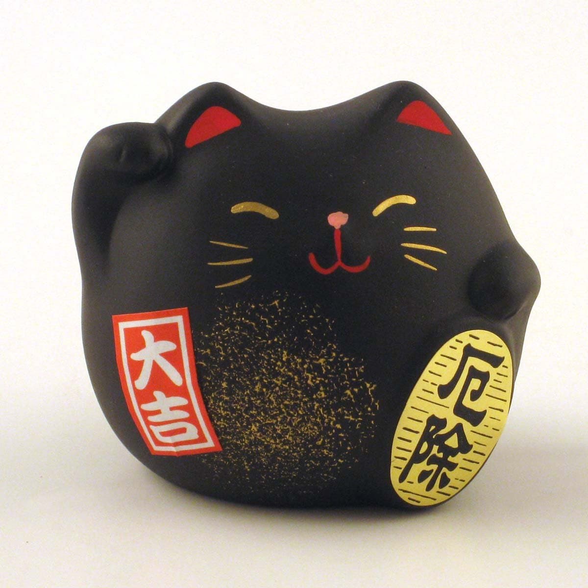 Feng Shui Cat Ornament, Black