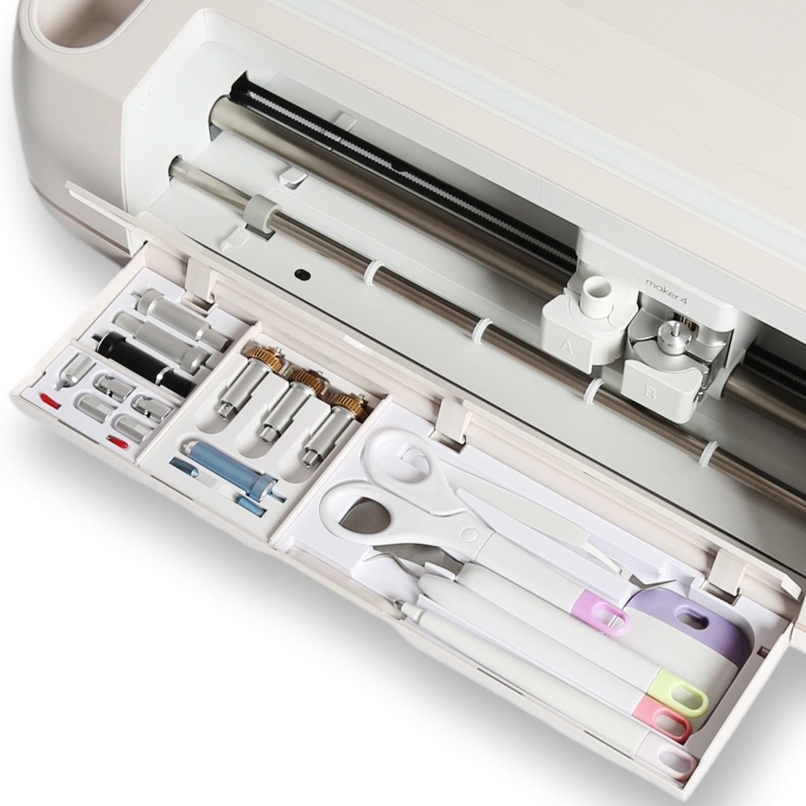 Tool Organizer for Cricut Maker 4 Maker 3 and Maker, Blade Storage Accessories and Supplies for Cutting, Cutting Machine Accessories Organization and Storage, Weeding Tools and Blades Organizer