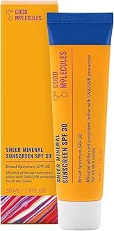 Good Molecules Sheer Mineral Sunscreen SPF 30 50ml