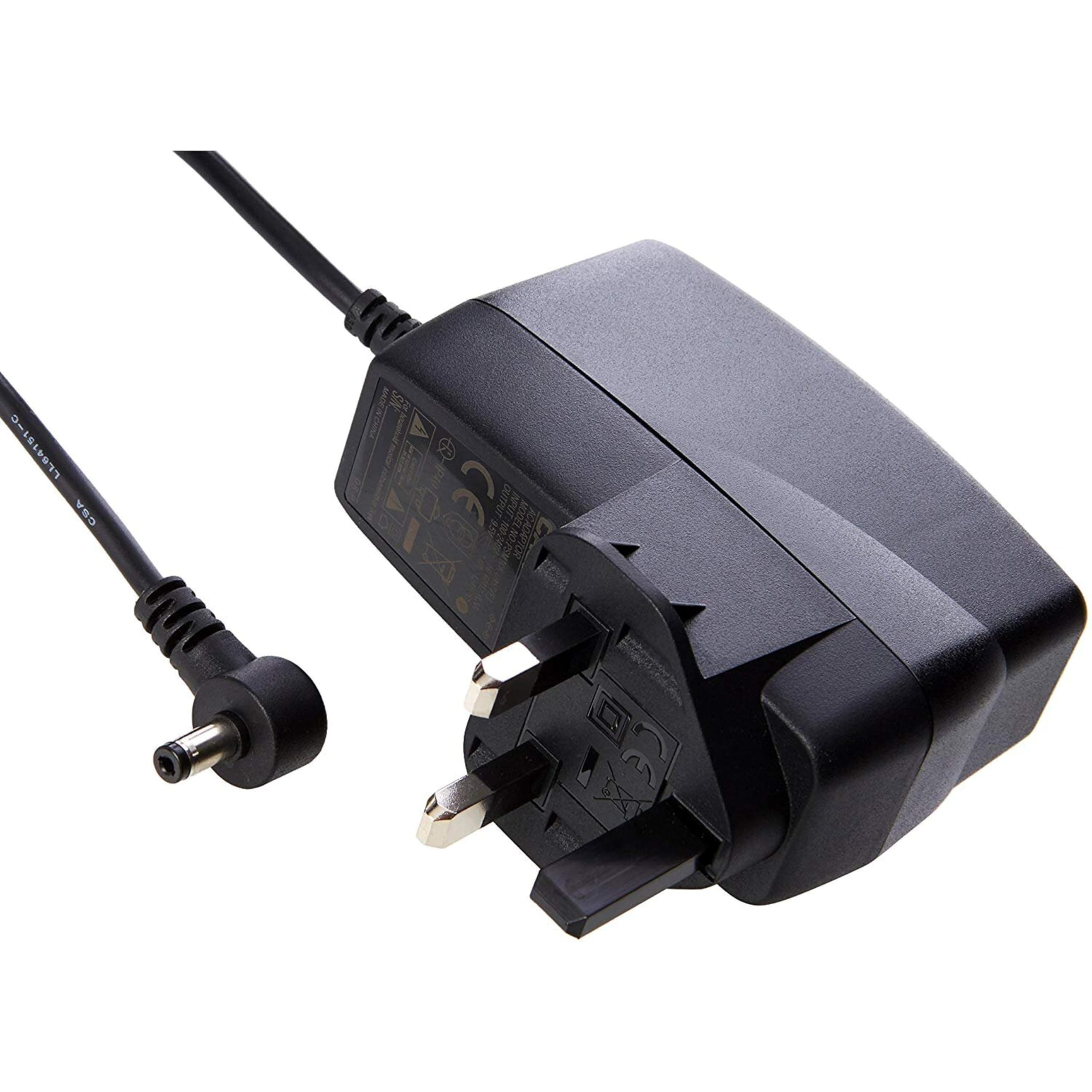 Ad E95100Le Keyboard UK 3 Pin Power Supply Ac Adapter, Black, Ad-E95100Le-P1-Op1