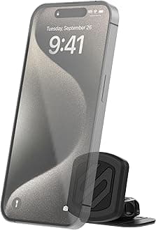 Scosche MAGDM2 MagicMount Magnetic Car Phone Mount for Dashboard, 360° Adjustable Magnet Head, Universal Cell Phone Holder for Car, Compatible with iPhone, Samsung, and All Devices