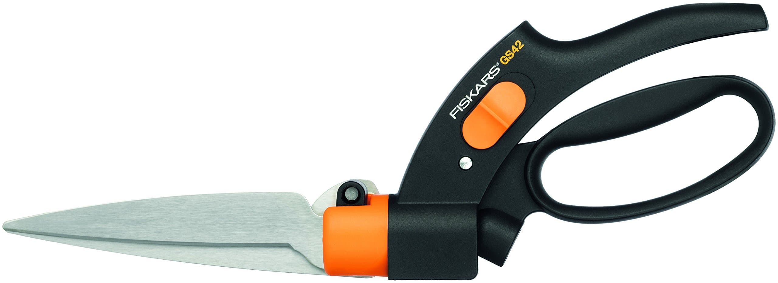Servo-System Grass Shears GS42, Anti-jam Servo-System mechanism, Length: 34.4 cm, Steel blades/Plastic handles, Black/Orange, GS42, 1000589