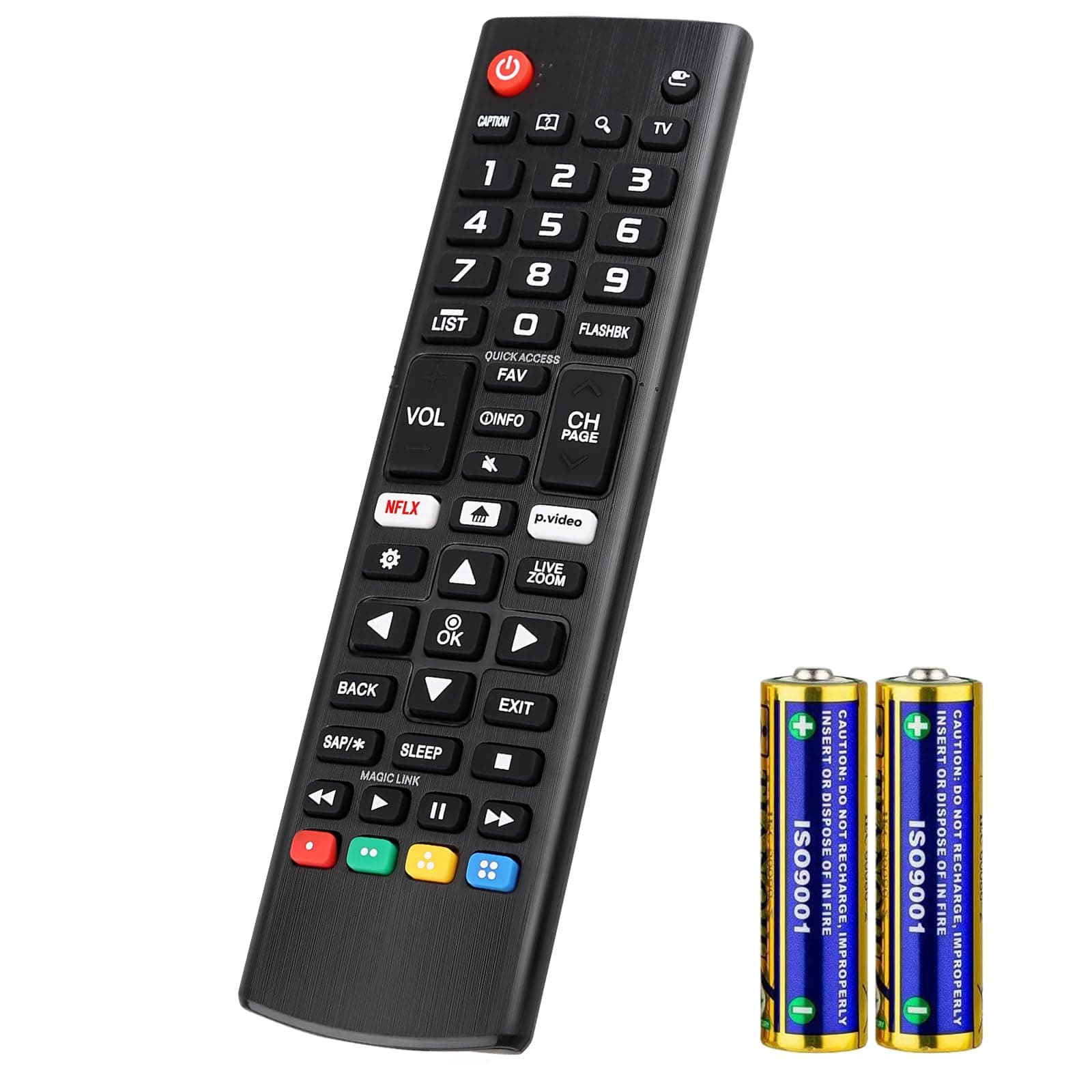 for LG Smart TV Remote Control Replacement,Universal for All LG OLED 3D Thinq TVs for AKB75095307 AKB75375604 AKB74915305 AK75675304 AKB76040302 AKB76037601 AKB75675313 with Battery