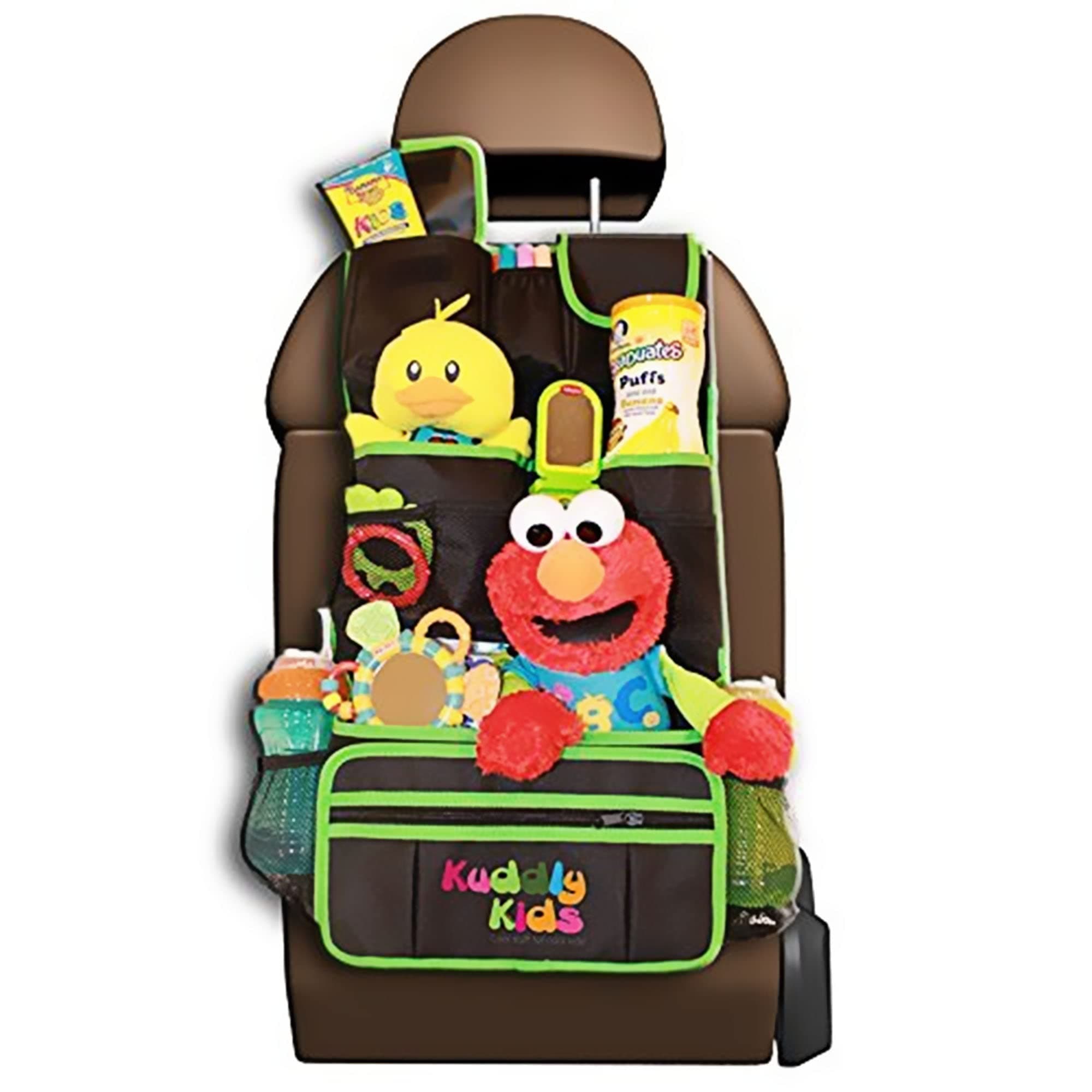 Backseat Car Organizer Kid-Safe, Easy-Install Toy/Clutter Organizer, Ultimate Storage Solution, Road Trip Travel Friendly Caddy/Holder For Busy Parents - Car Clutter Control Toy Organizer