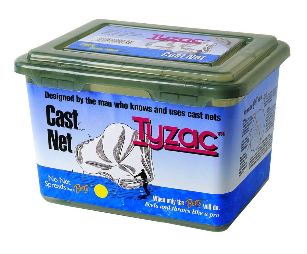 Betts4N4-I Tyzac Nylon Cast Net